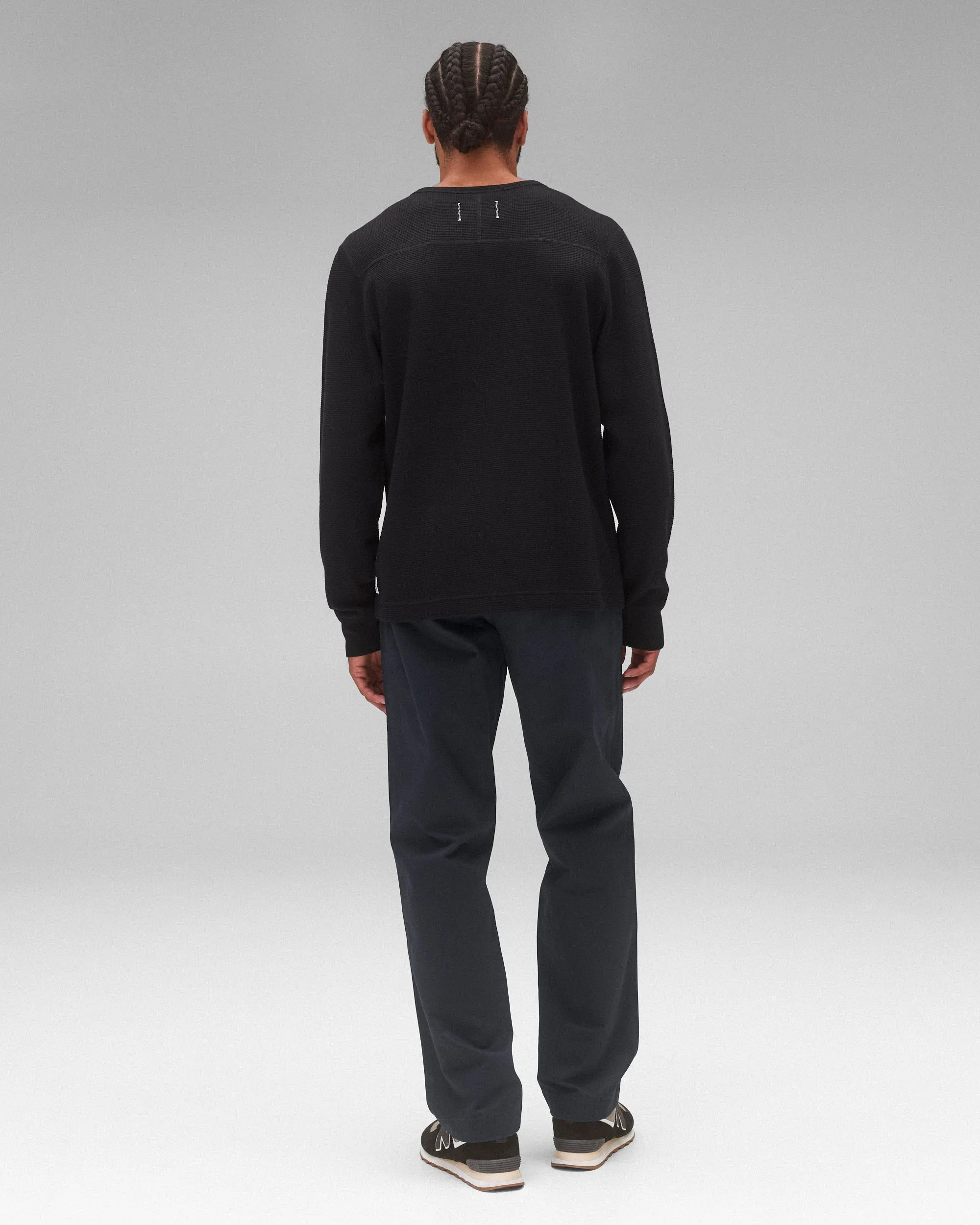 Lightweight Waffle Standard Henley sold by Reigning Champ product image thumbnail 5