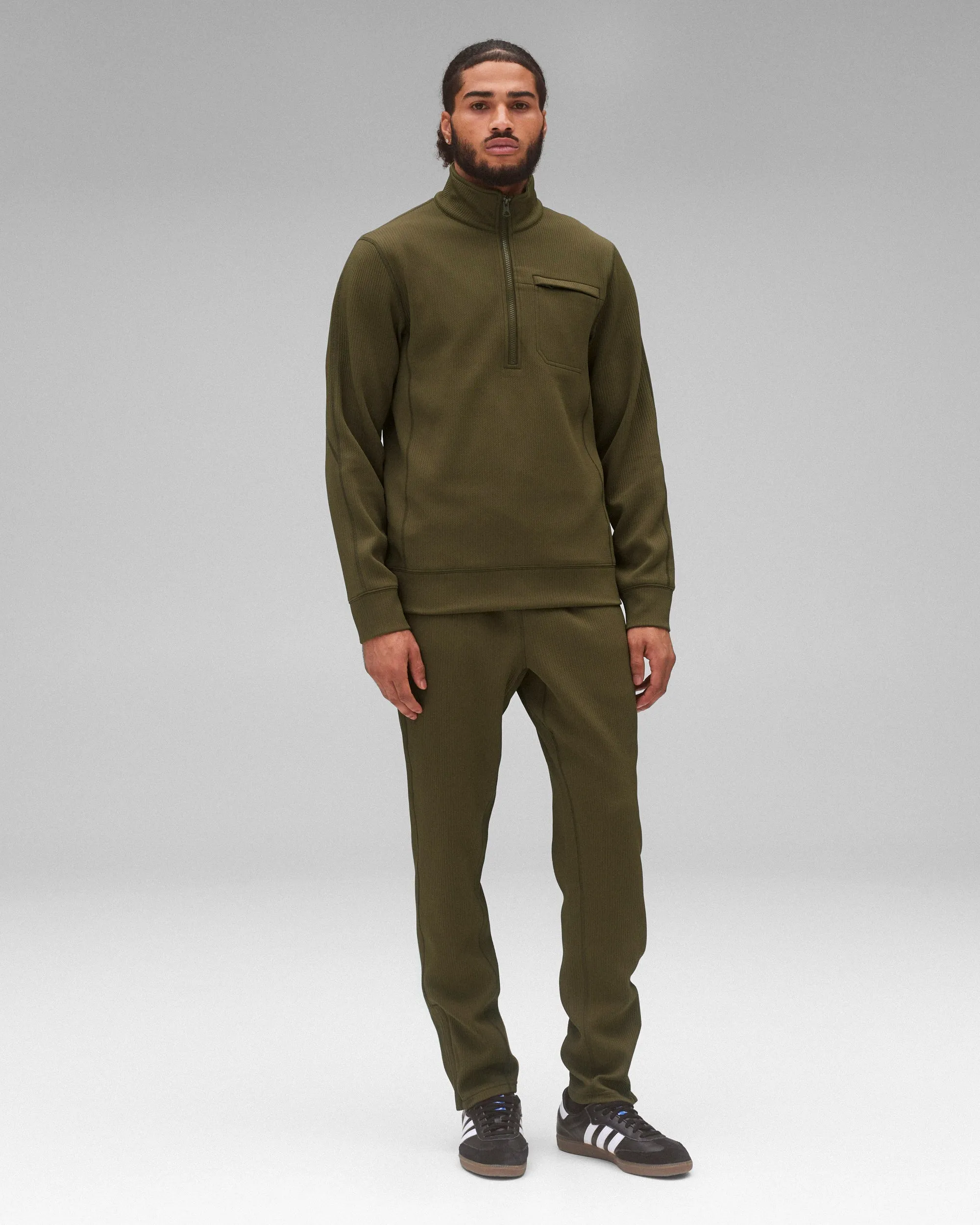Double Knit Rally Slim Quarter Zip sold by Reigning Champ product image thumbnail 3