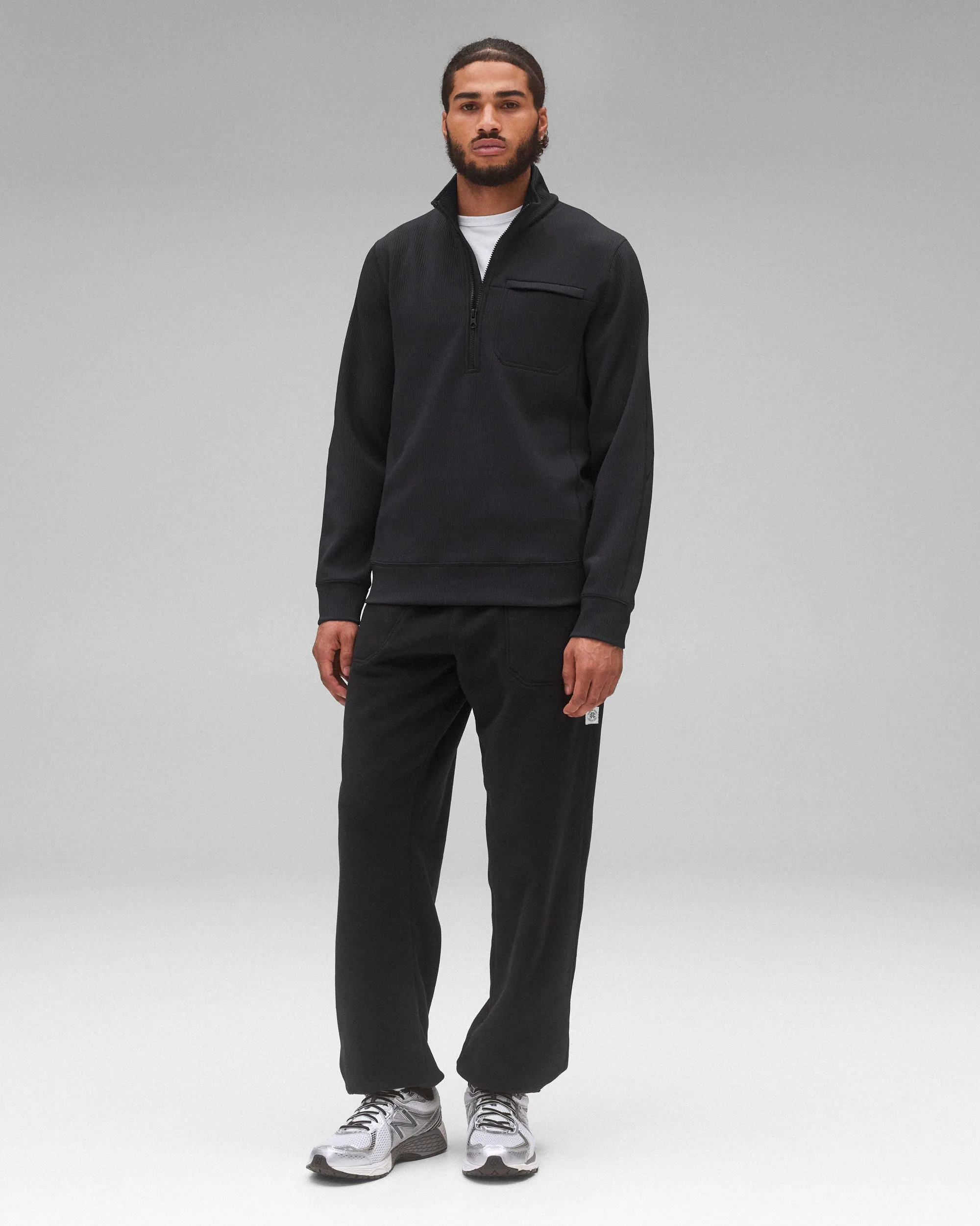 Double Knit Rally Slim Quarter Zip sold by Reigning Champ product image thumbnail 3