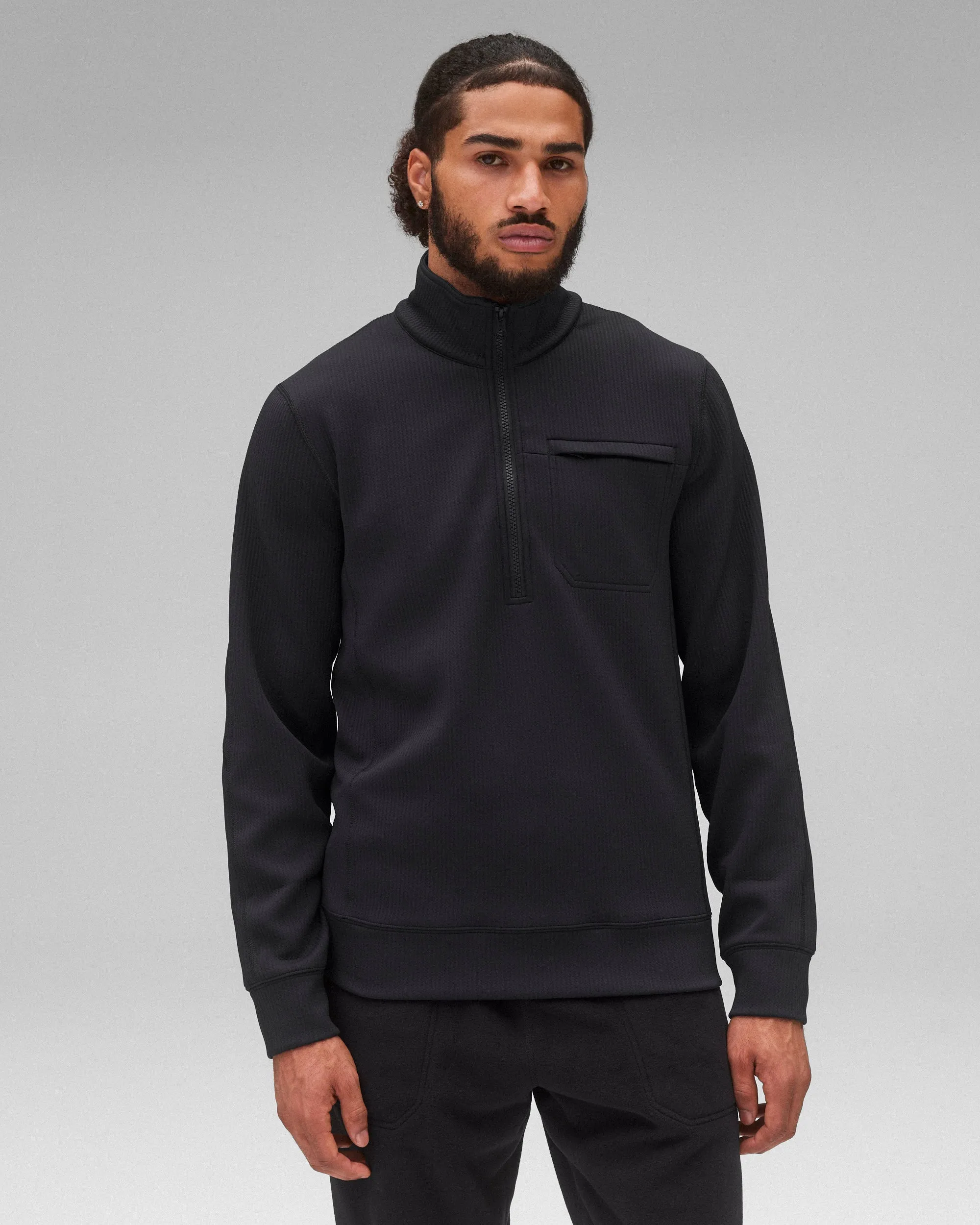 Double Knit Rally Slim Quarter Zip sold by Reigning Champ product image thumbnail 2