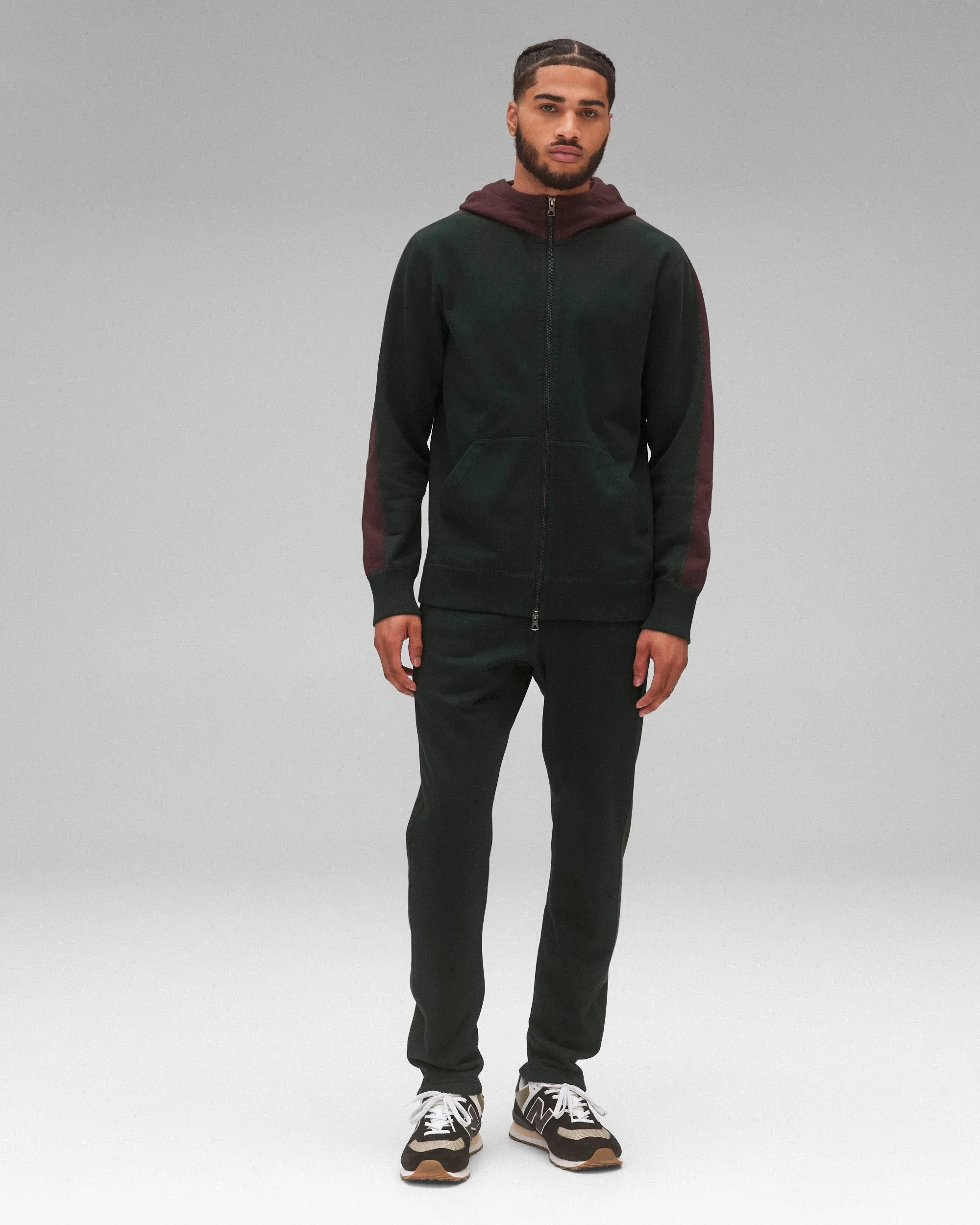 Midweight Terry Racer Slim Zip Hoodie sold by Reigning Champ product image thumbnail 3