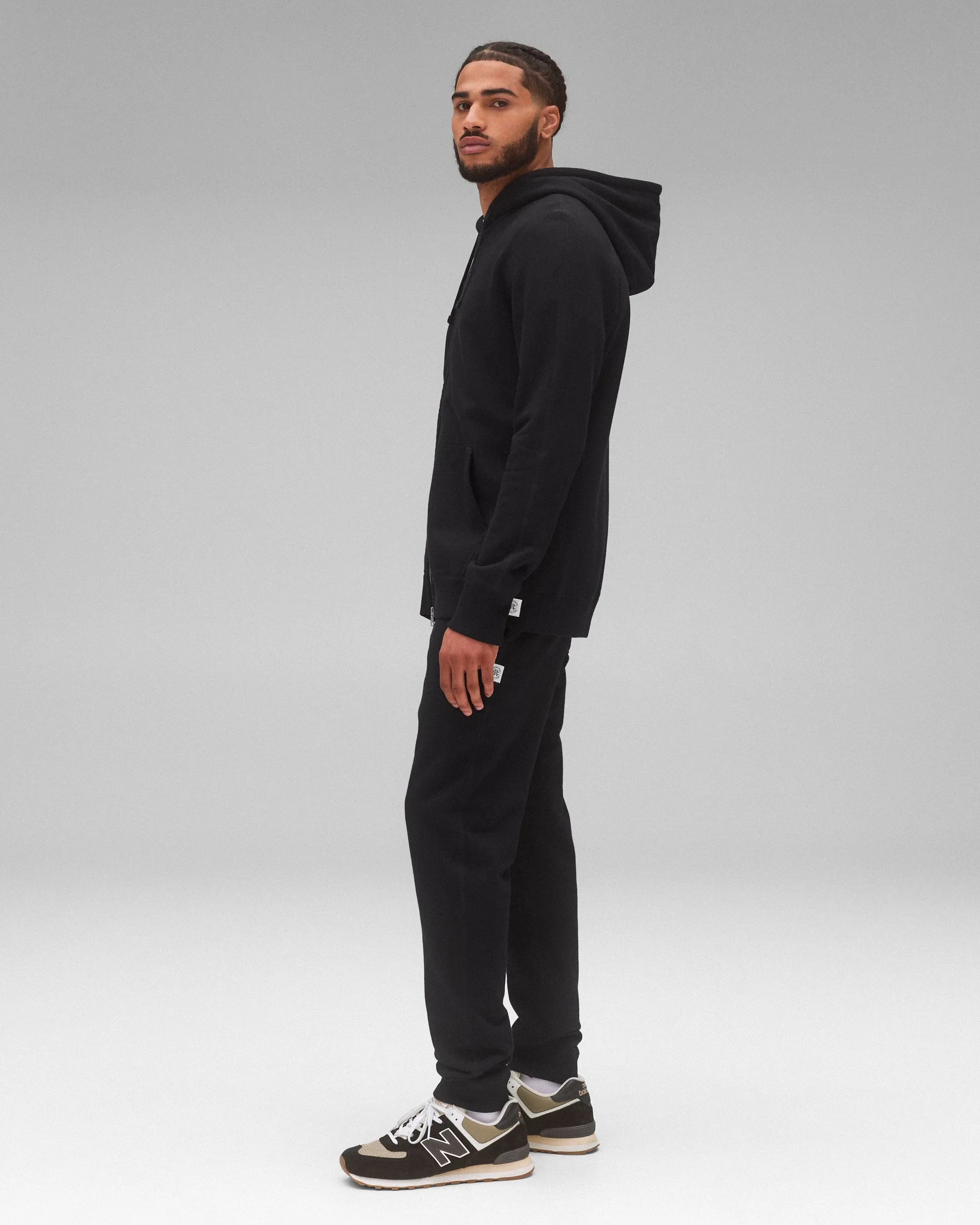 Midweight Terry Slim Zip Hoodie sold by Reigning Champ product image thumbnail 4