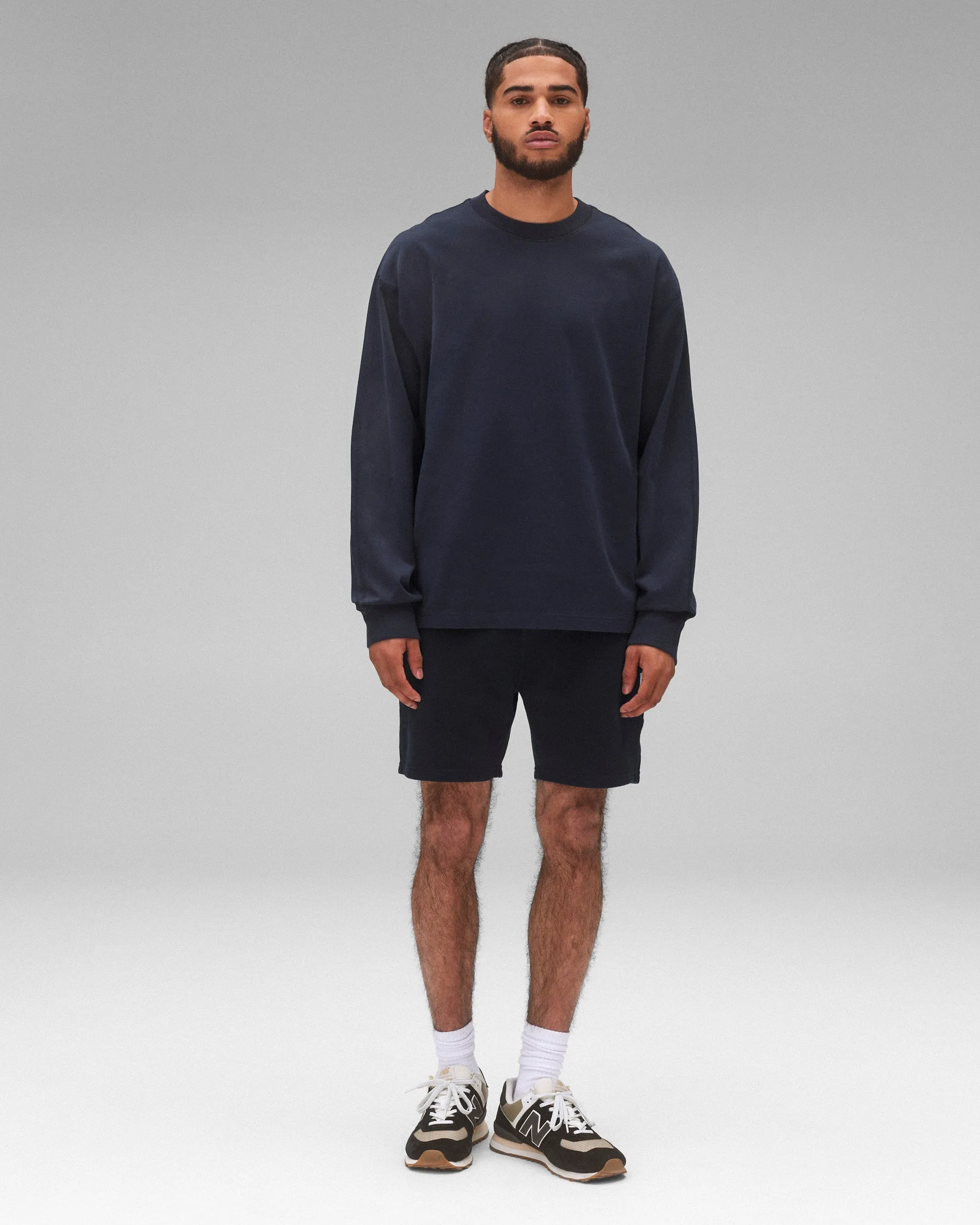 Heavyweight Jersey Relaxed Long Sleeve - Vault sold by Reigning Champ product image thumbnail 3