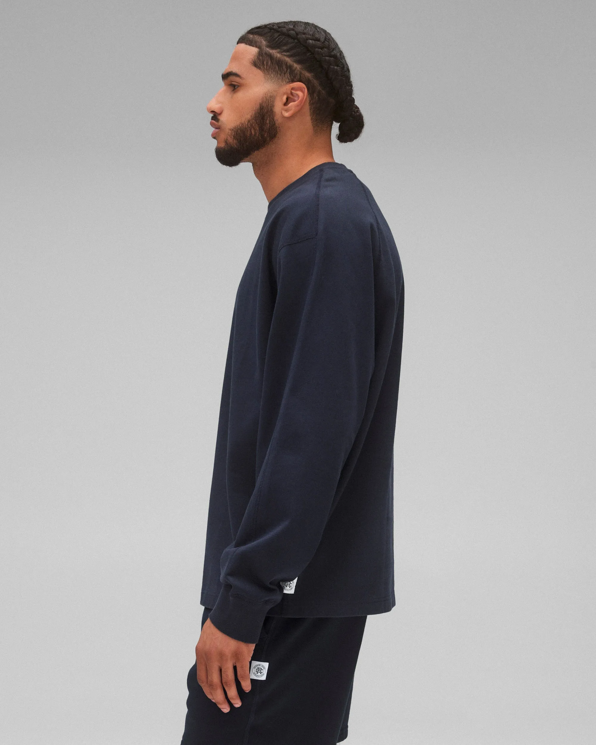 Heavyweight Jersey Relaxed Long Sleeve - Vault sold by Reigning Champ product image thumbnail 4