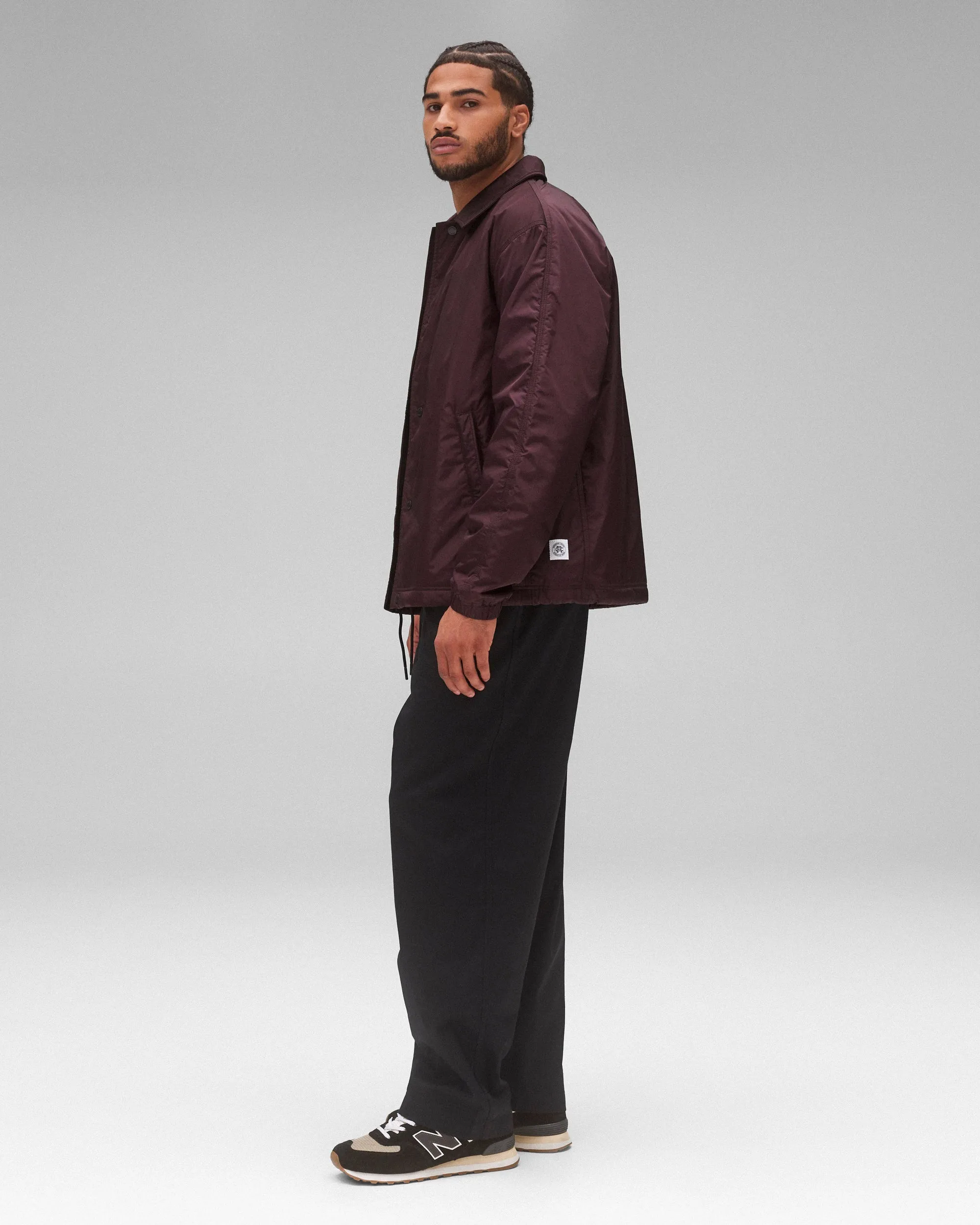 Econyl Satin Nylon Coach's Jacket sold by Reigning Champ product image thumbnail 4