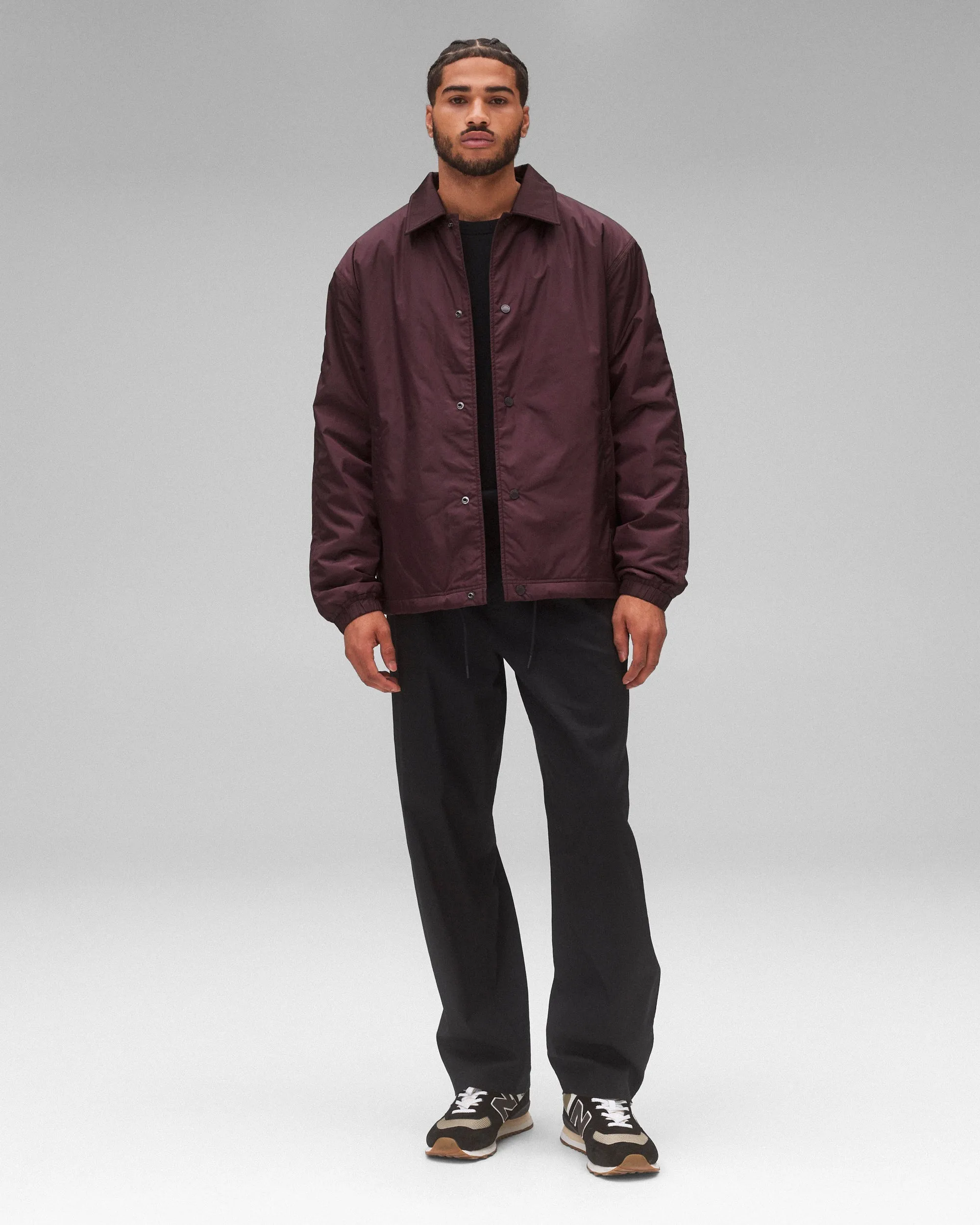 Econyl Satin Nylon Coach's Jacket sold by Reigning Champ product image thumbnail 3