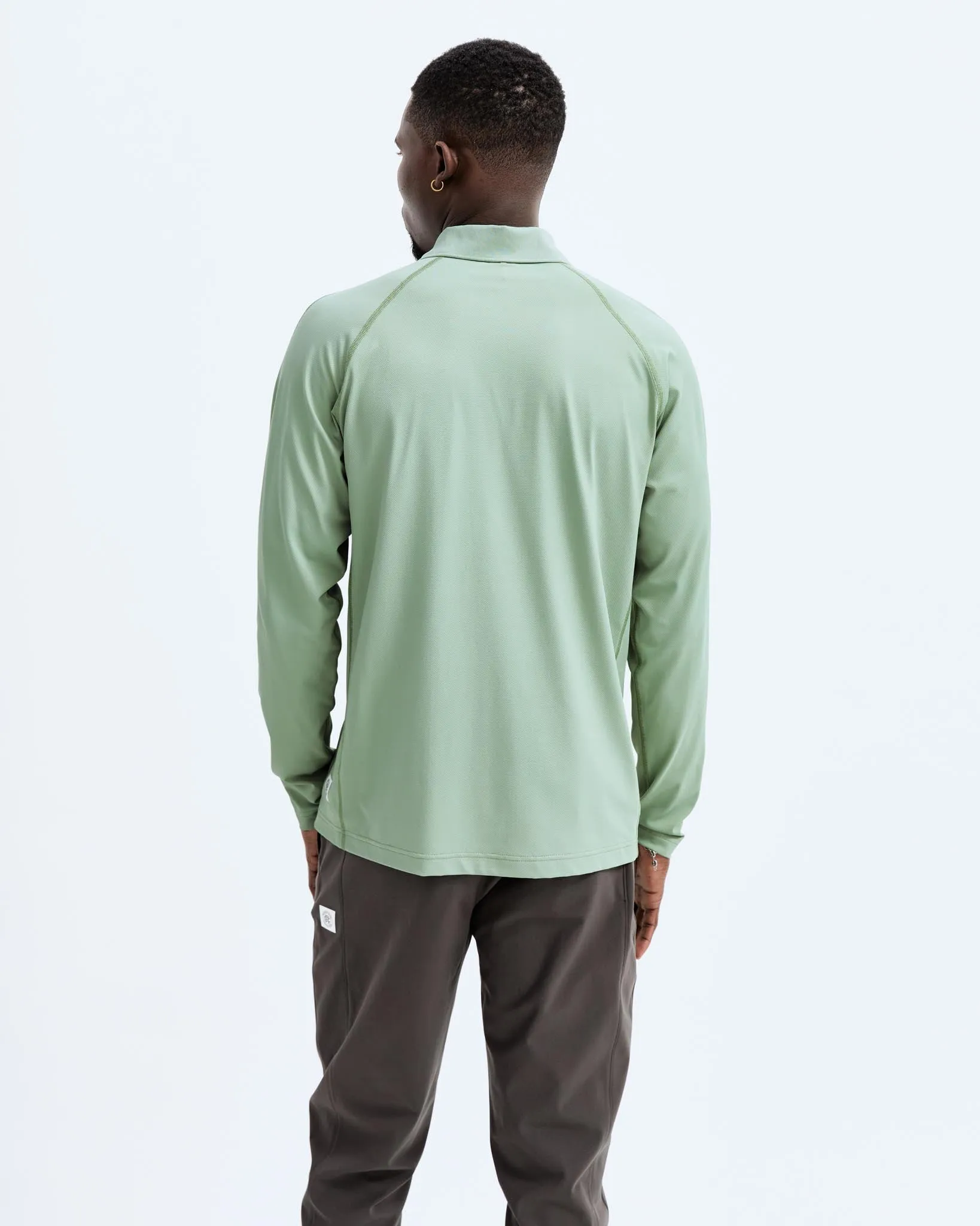 Tech Pique Playoff Long Sleeve Polo sold by Reigning Champ product image thumbnail 4