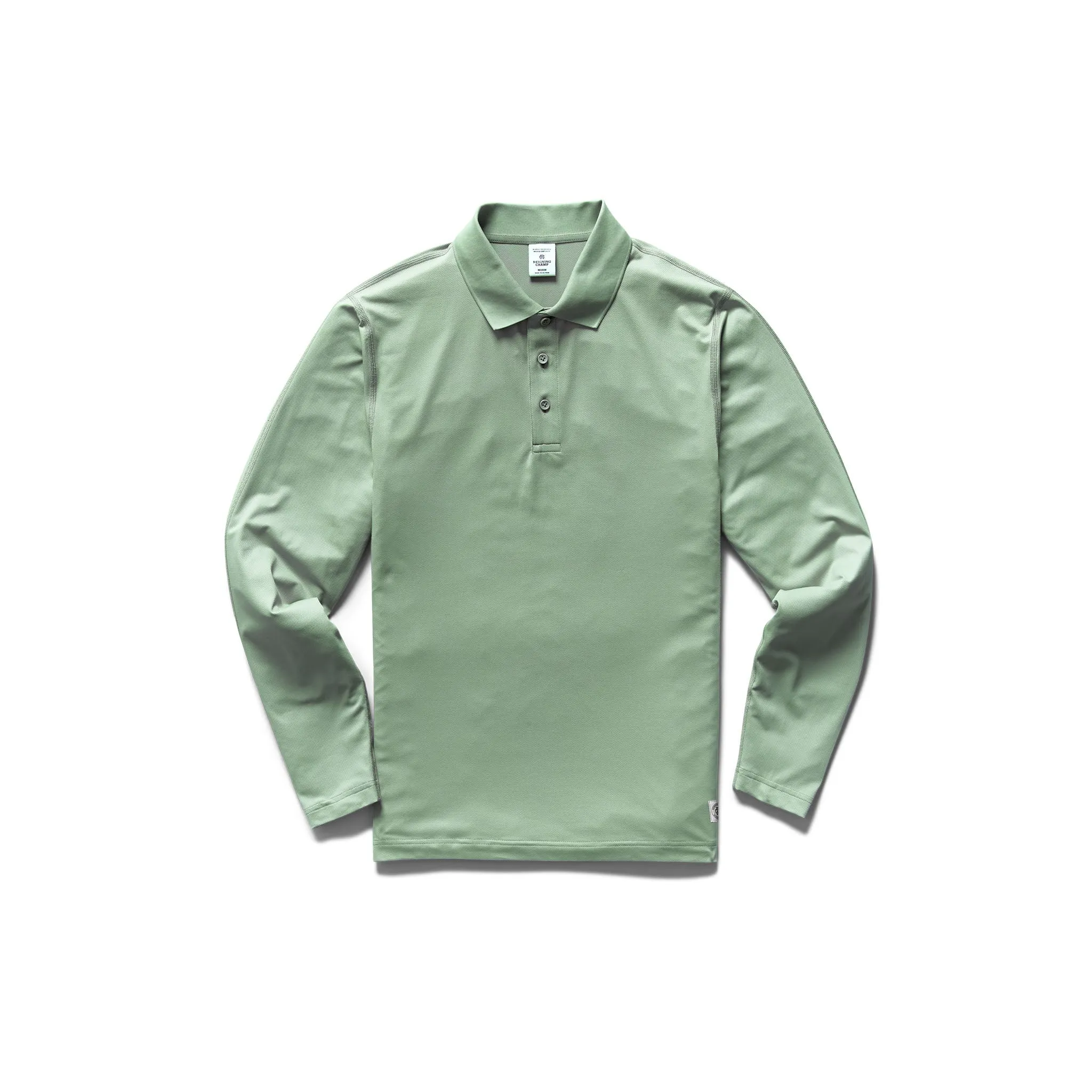 Tech Pique Playoff Long Sleeve Polo sold by Reigning Champ