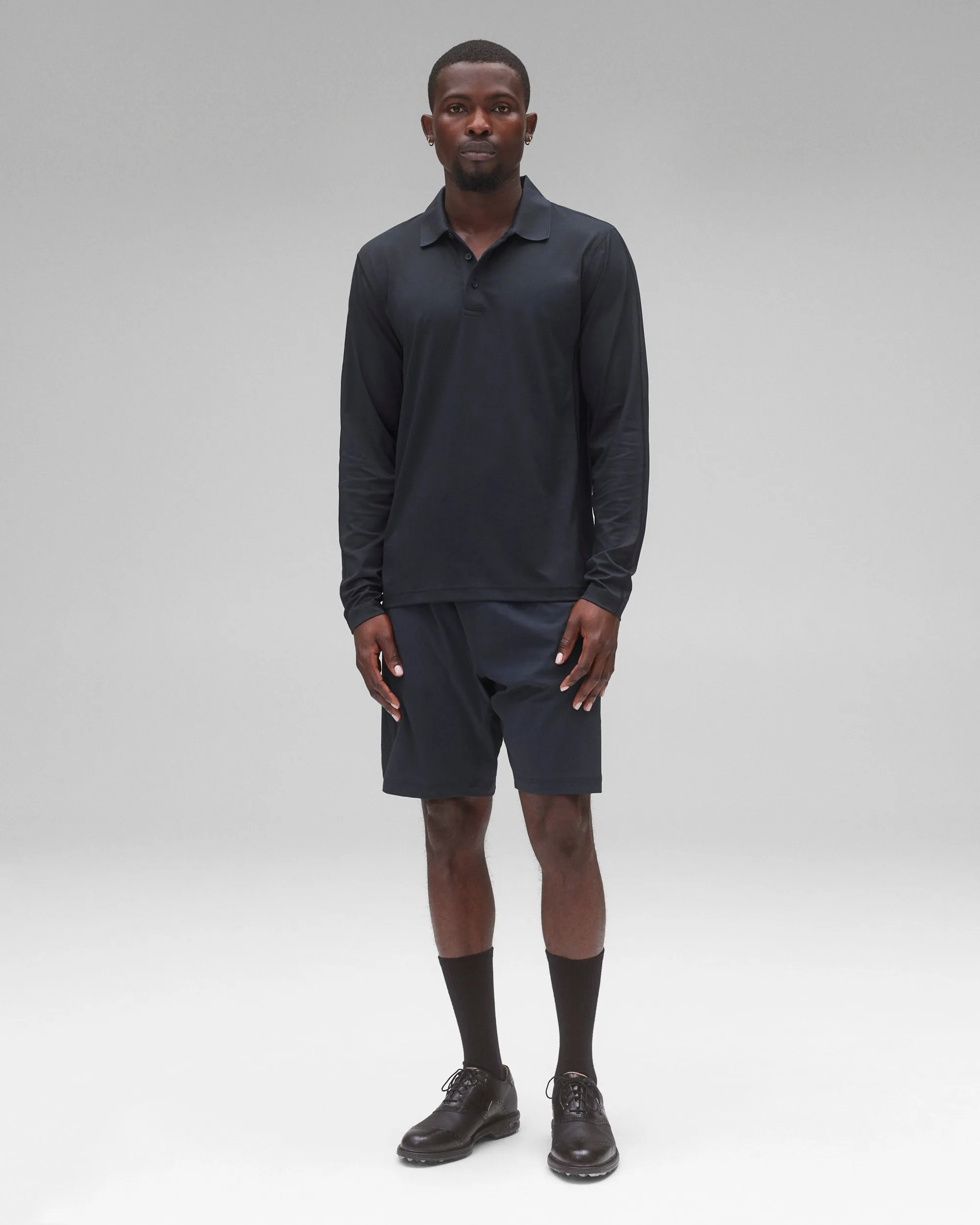 Tech Pique Playoff Long Sleeve Polo - Vault sold by Reigning Champ product image thumbnail 3