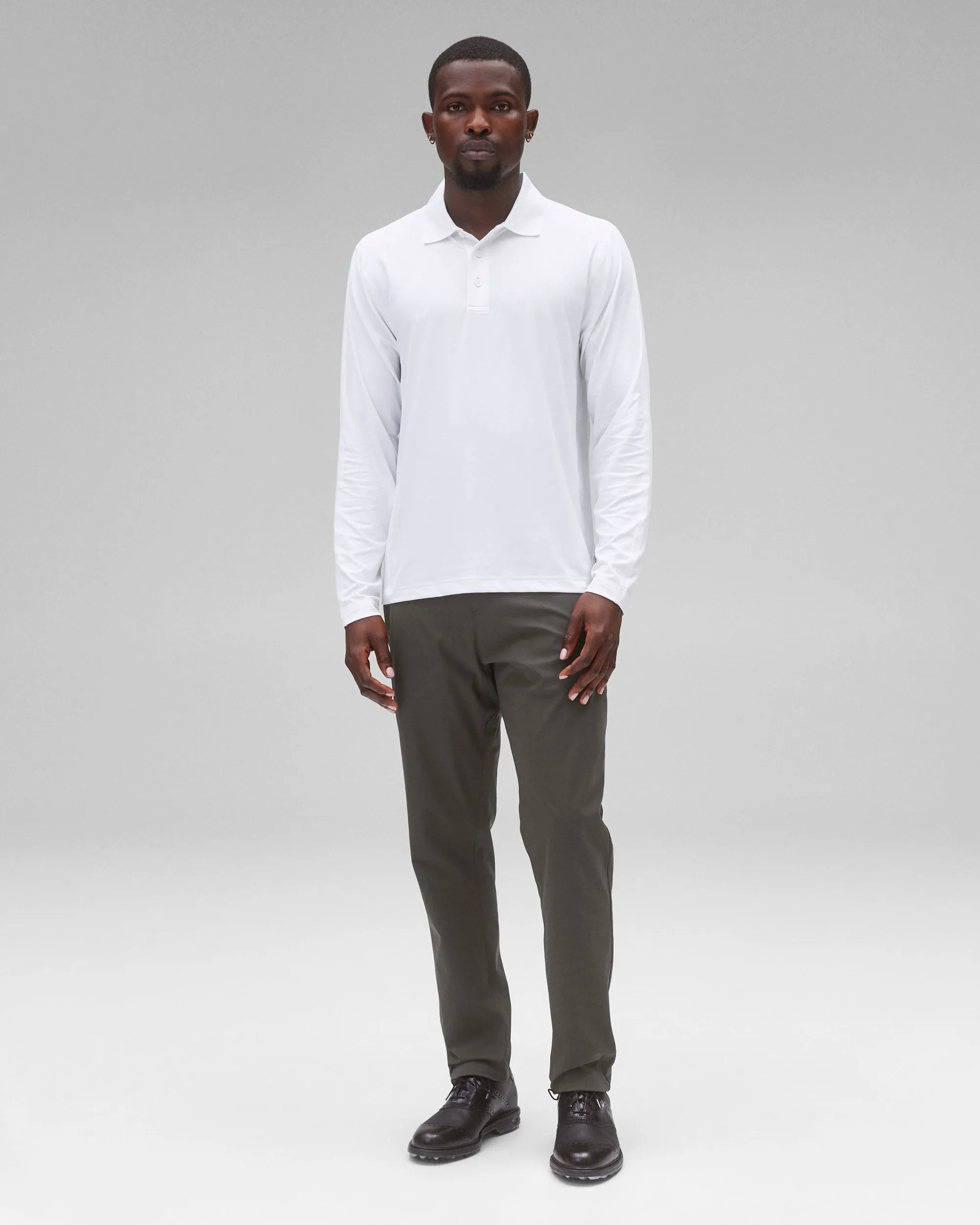 Tech Pique Playoff Long Sleeve Polo - Vault sold by Reigning Champ product image thumbnail 3