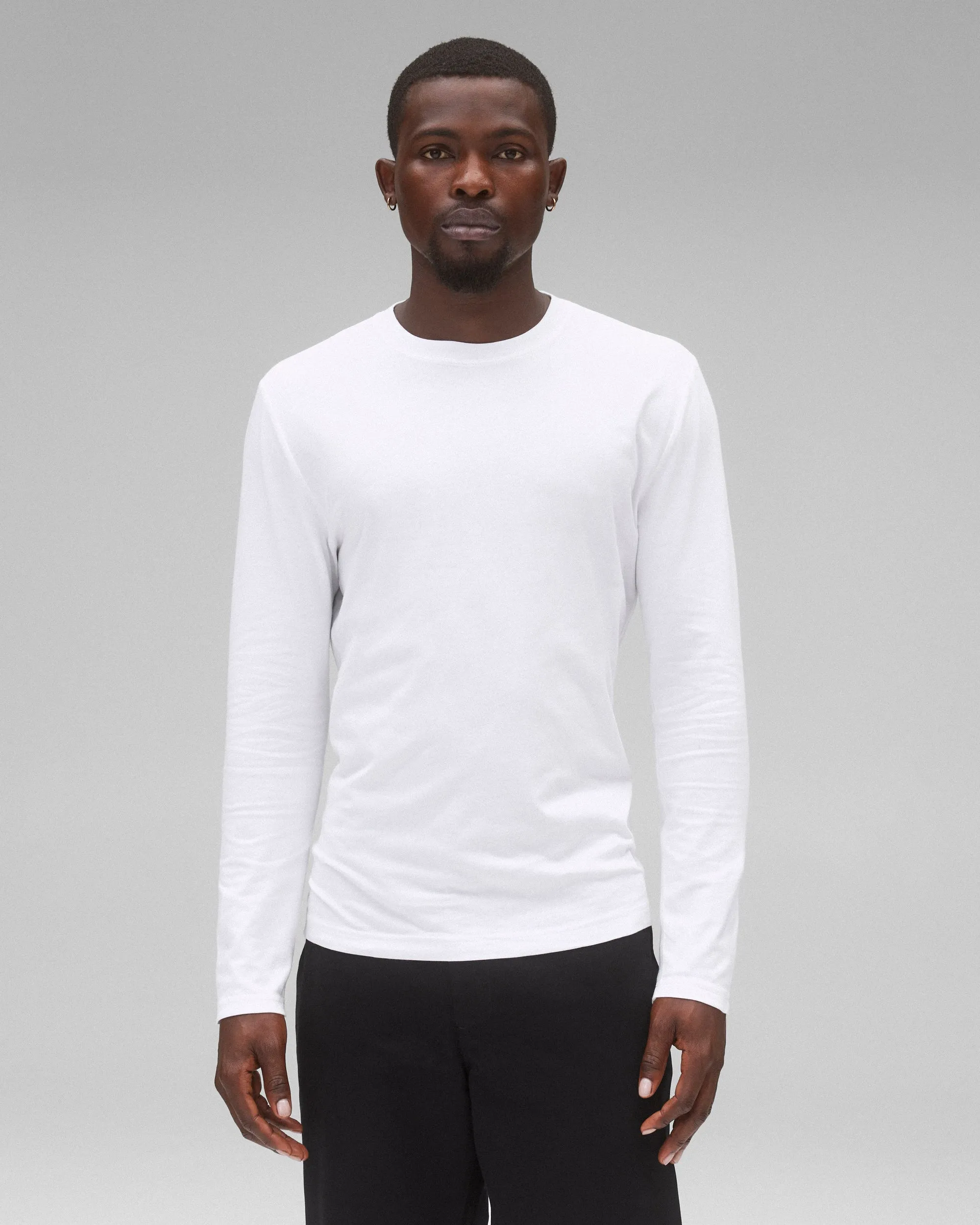 Supima Jersey Pennant Long Sleeve sold by Reigning Champ product image thumbnail 2