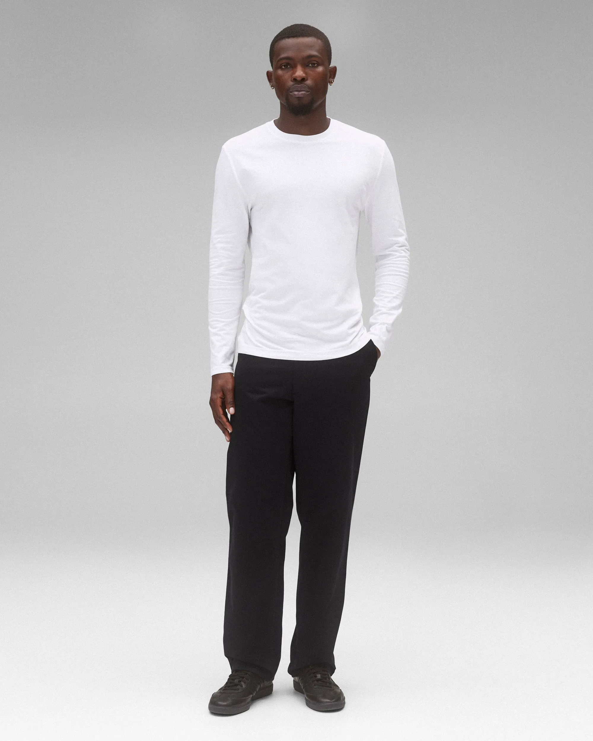 Supima Jersey Pennant Long Sleeve sold by Reigning Champ product image thumbnail 3