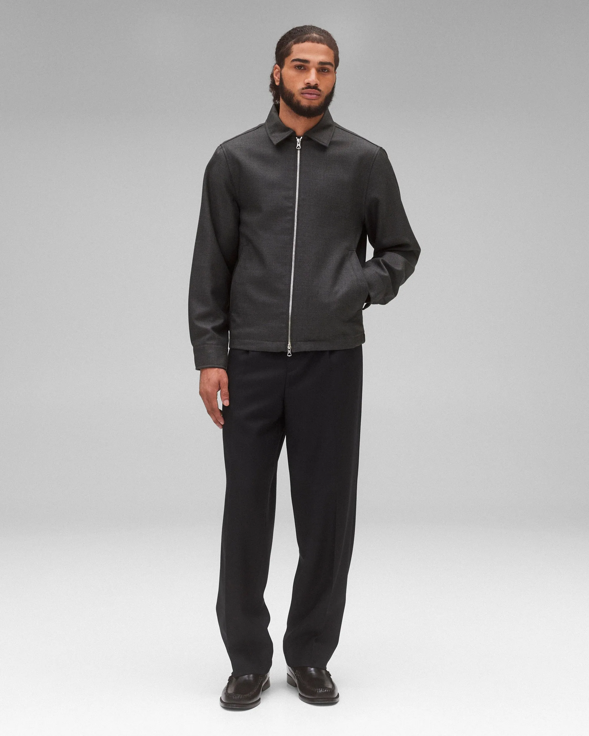 Wool Twill Sophomore Relaxed Trouser sold by Reigning Champ product image thumbnail 2