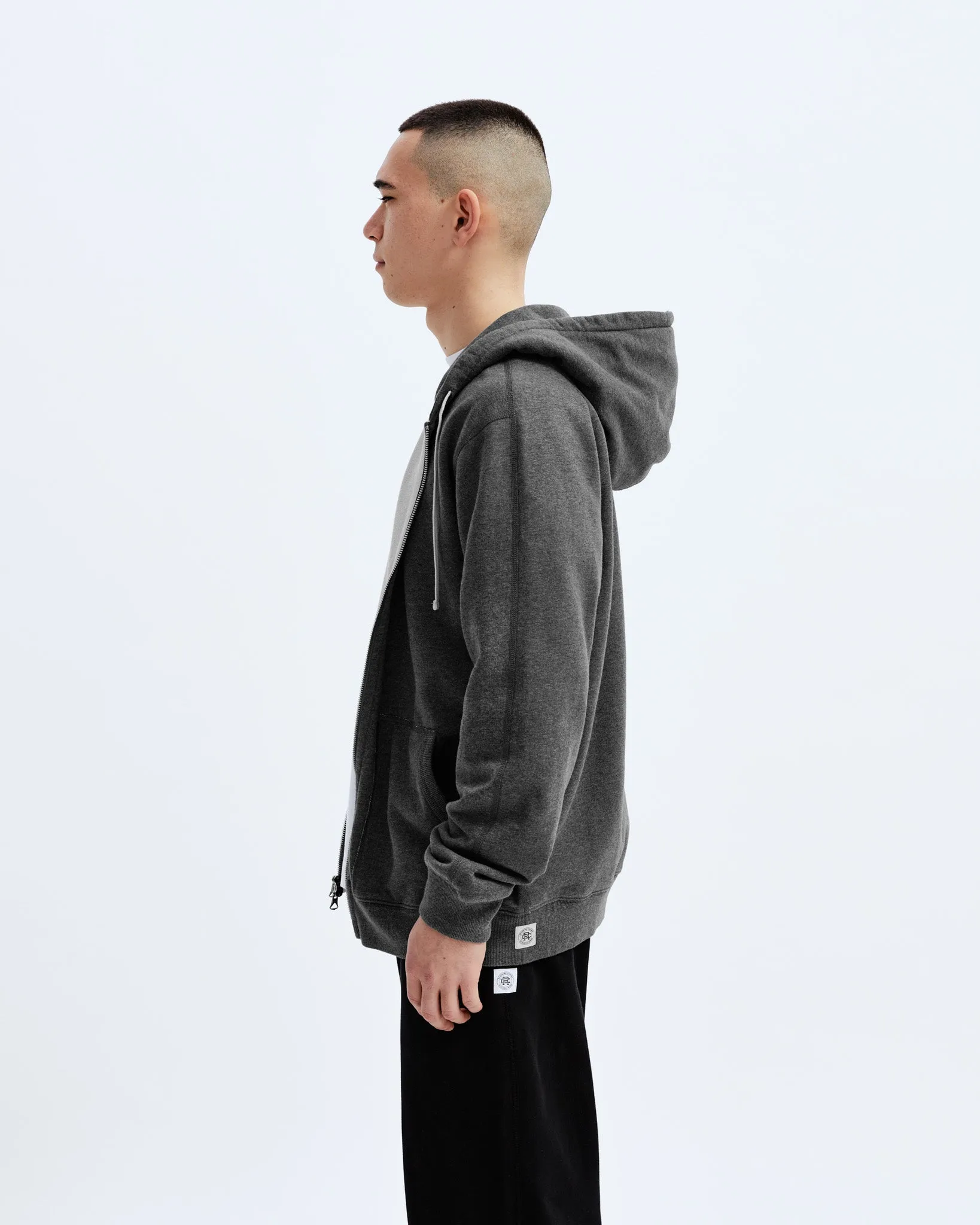 Midweight Terry Classic Full Zip Hoodie - Vault sold by Reigning Champ product image thumbnail 3