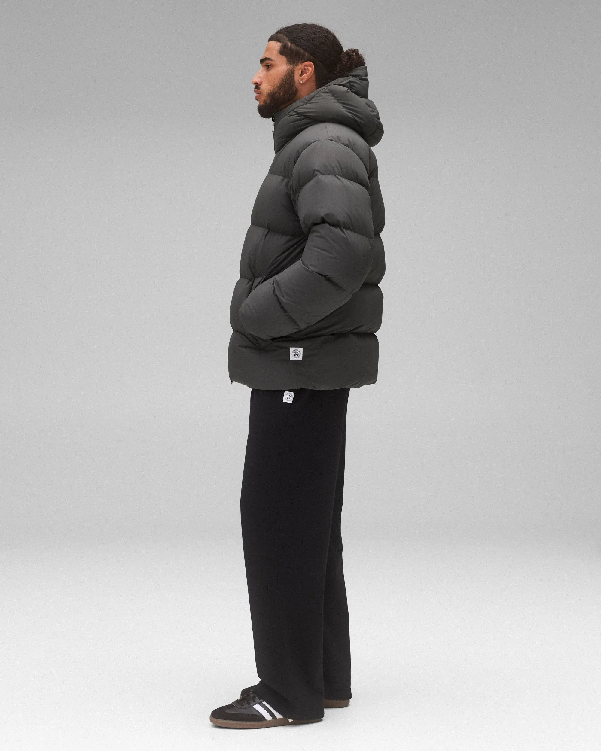 Matte Ripstop Franchise Hooded Down Jacket sold by Reigning Champ product image thumbnail 4