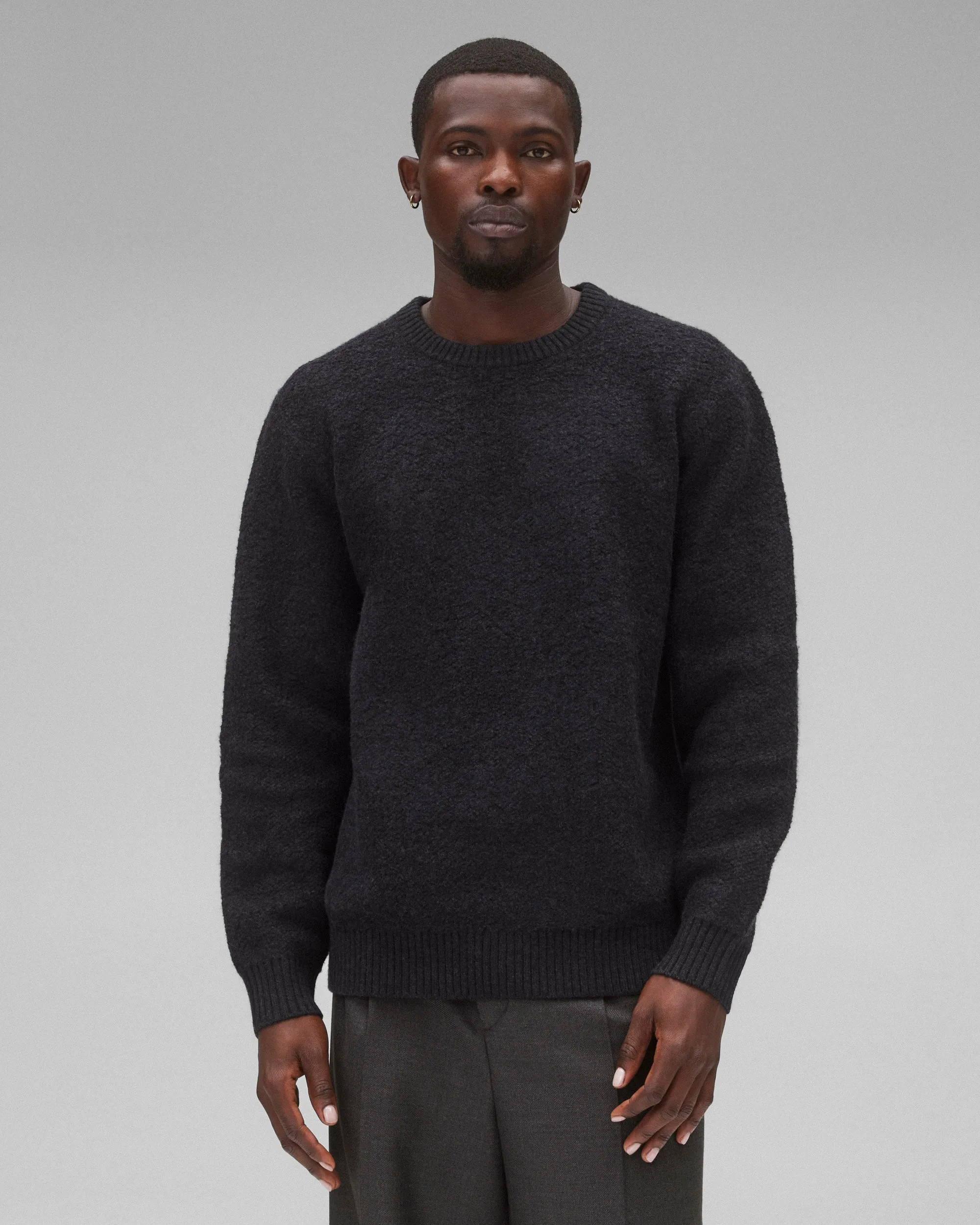 Textured Boucle Turf Crewneck sold by Reigning Champ product image thumbnail 2