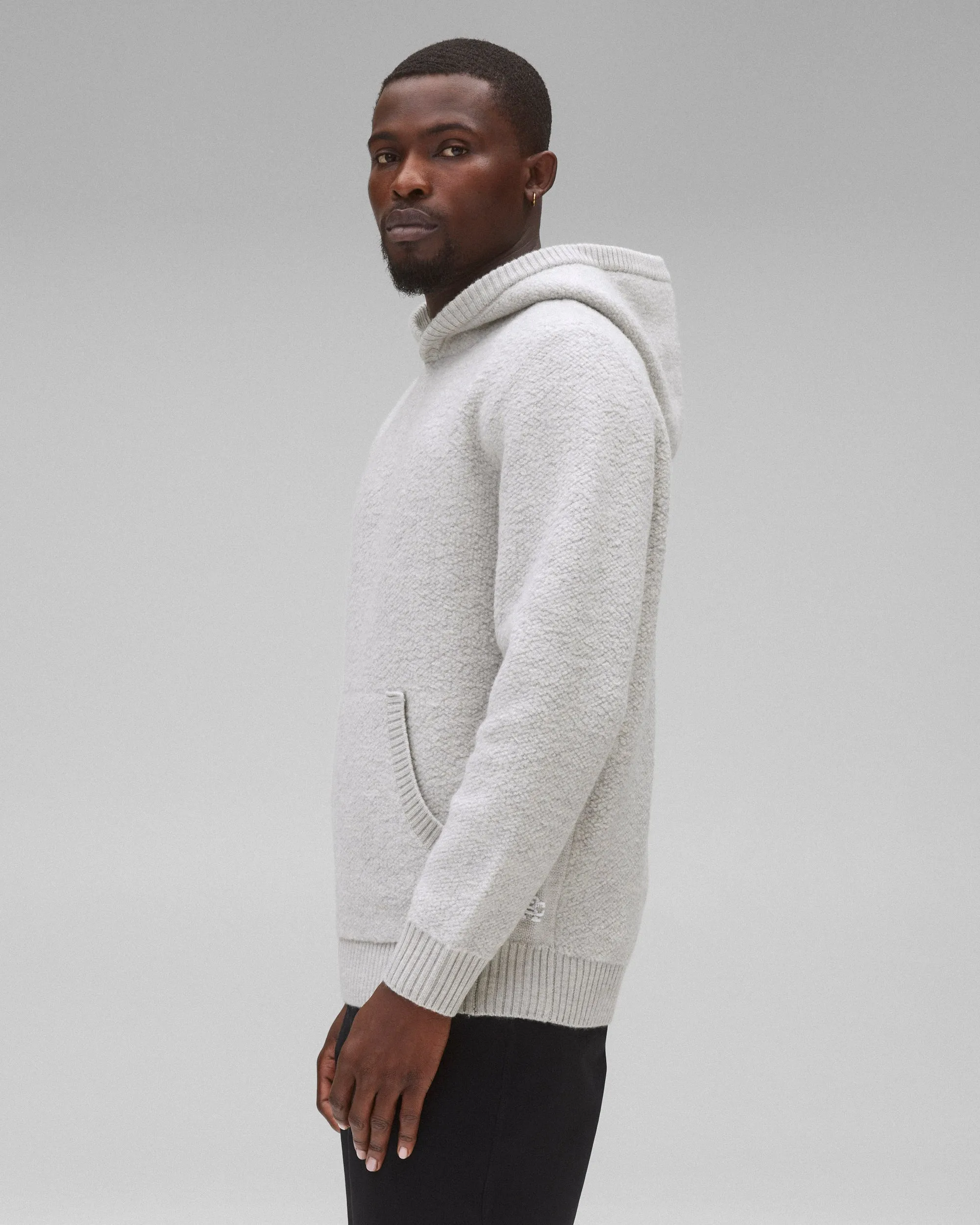 Textured Boucle Turf Hoodie sold by Reigning Champ product image thumbnail 3
