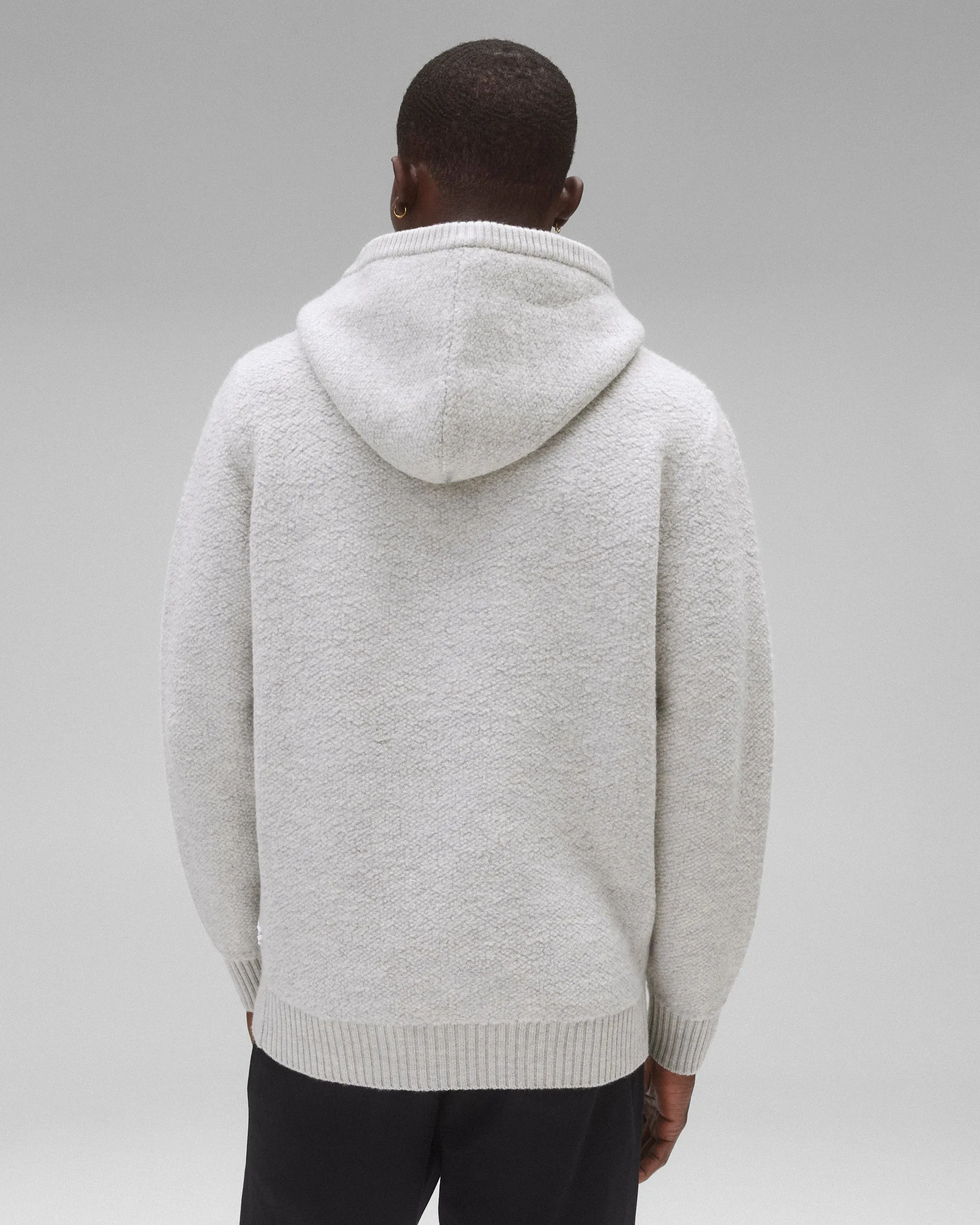 Textured Boucle Turf Hoodie sold by Reigning Champ product image thumbnail 4