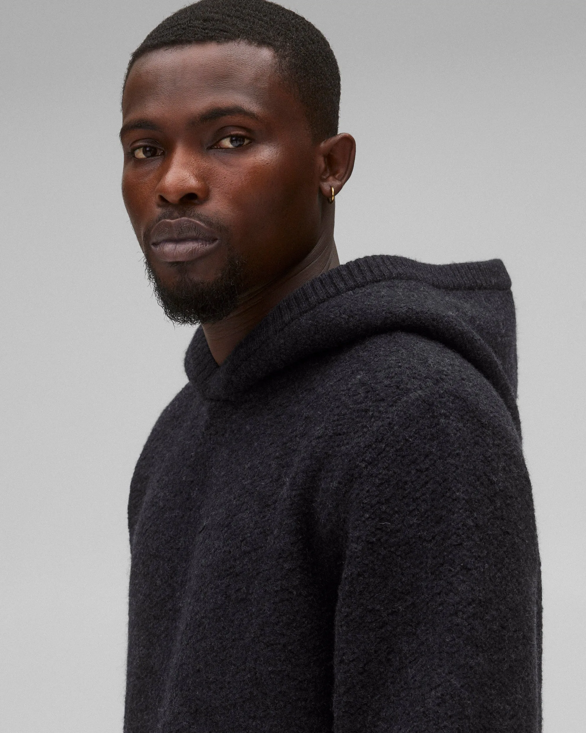 Textured Boucle Turf Hoodie sold by Reigning Champ product image thumbnail 3