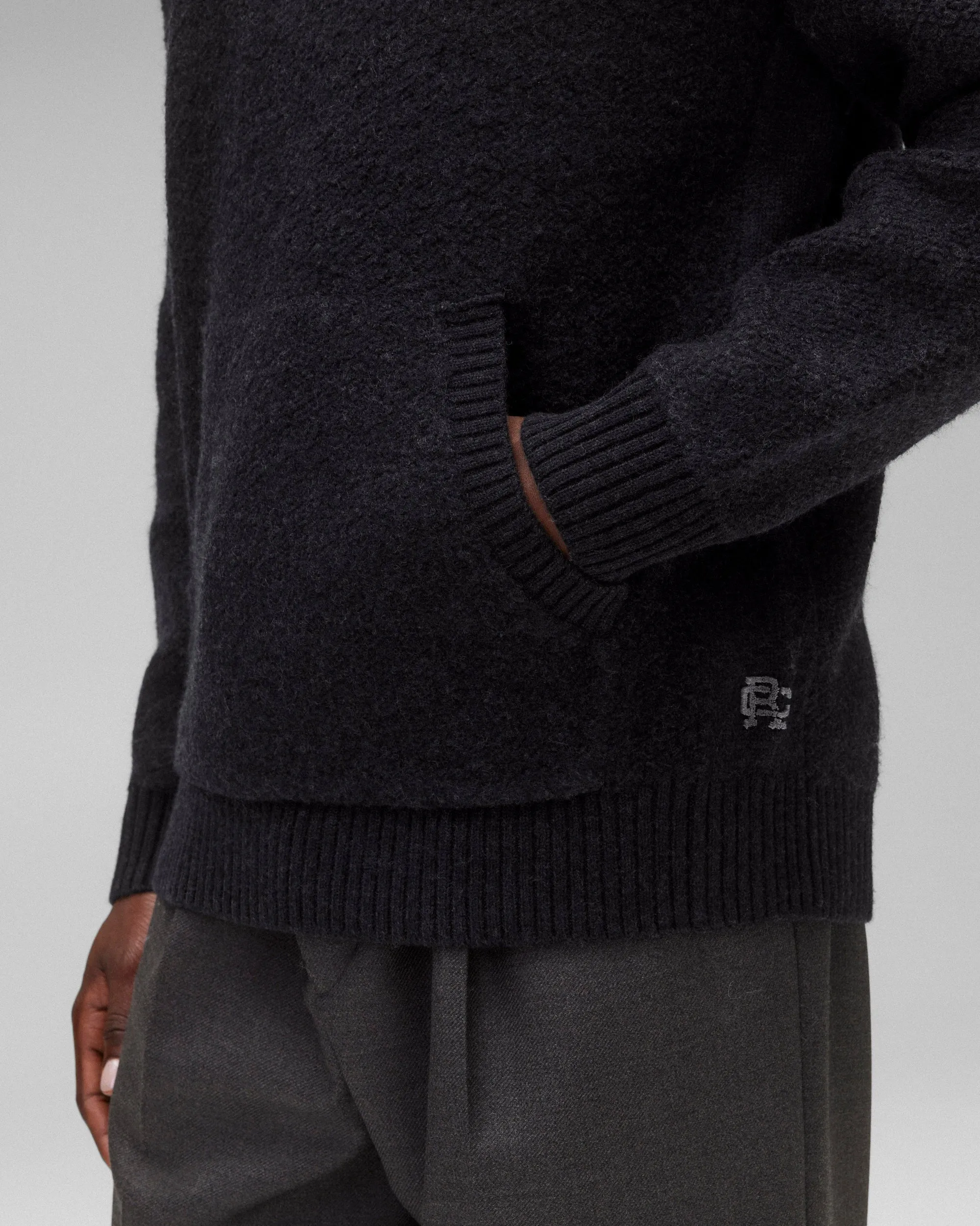 Textured Boucle Turf Hoodie sold by Reigning Champ product image thumbnail 4