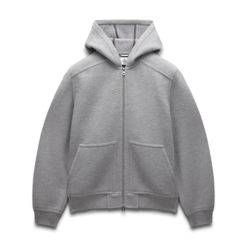 Boiled Wool Rush Standard Hooded Jacket sold by Reigning Champ