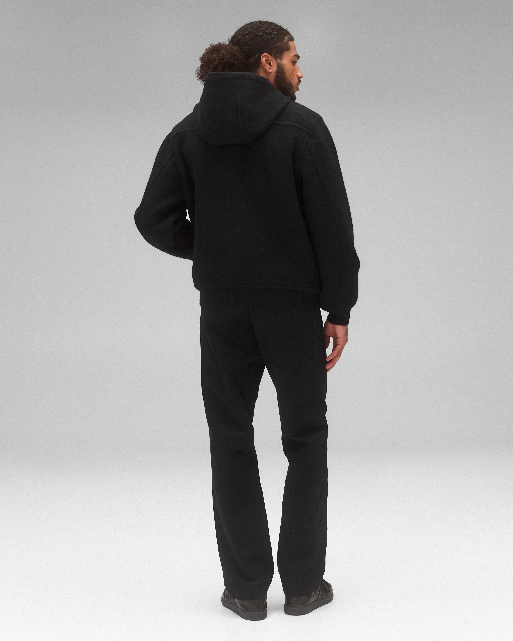 Boiled Wool Rush Standard Hooded Jacket sold by Reigning Champ product image thumbnail 5