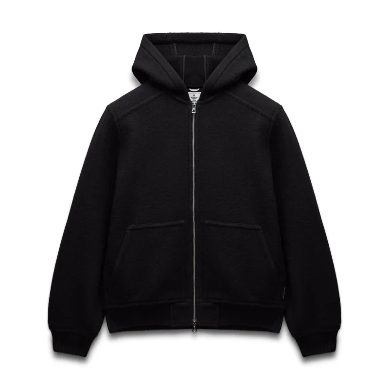 Boiled Wool Rush Standard Hooded Jacket sold by Reigning Champ