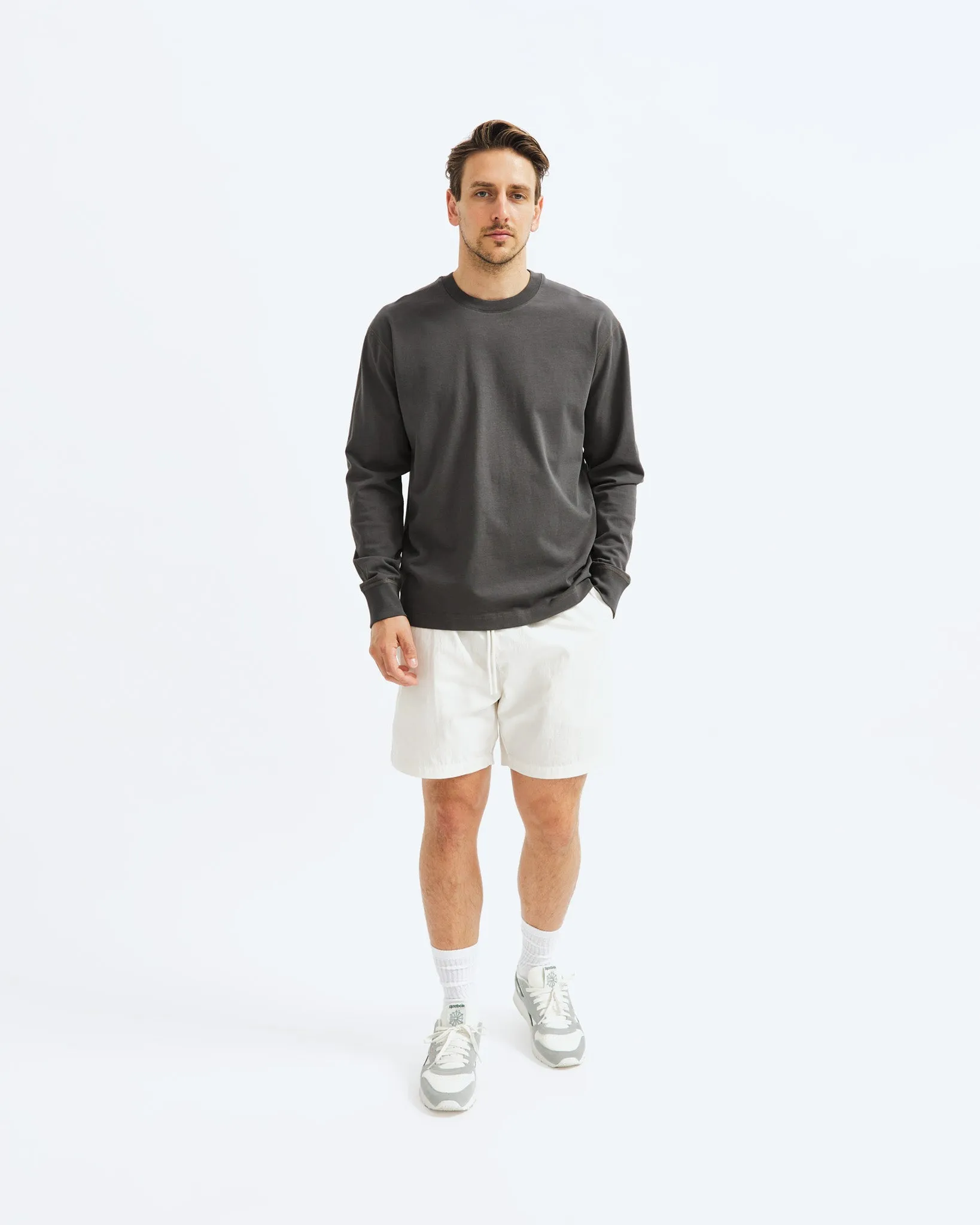 Midweight Jersey Long Sleeve sold by Reigning Champ product image thumbnail 3