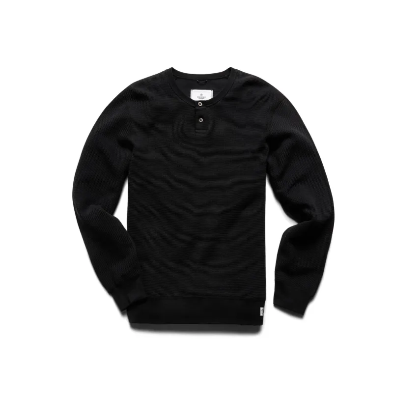 Flatback Thermal Henley sold by Reigning Champ