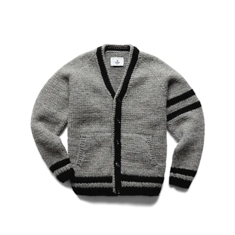 Handknit Collegiate Sweater sold by Reigning Champ