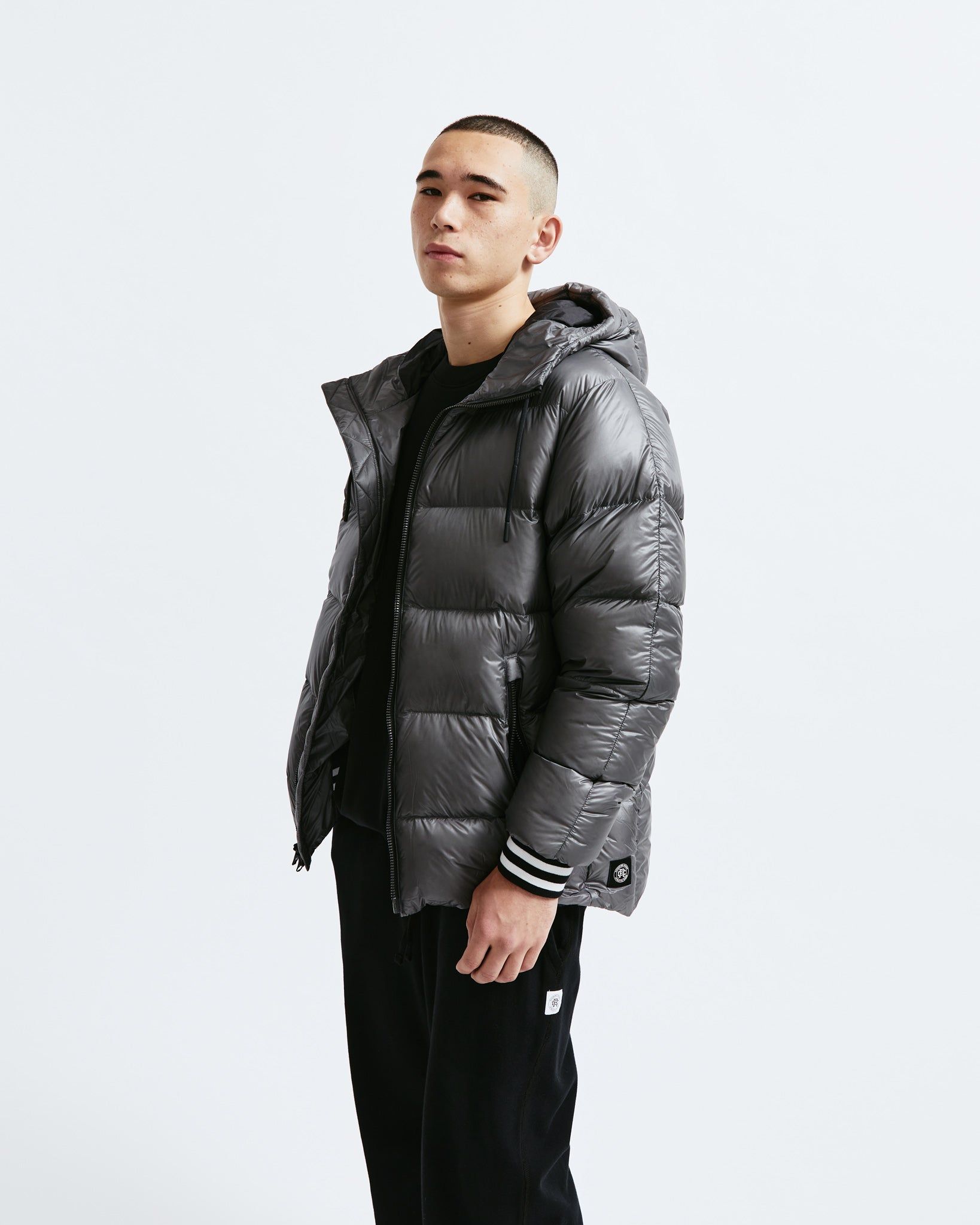 Goose Down Hooded Jacket sold by Reigning Champ product image thumbnail 3