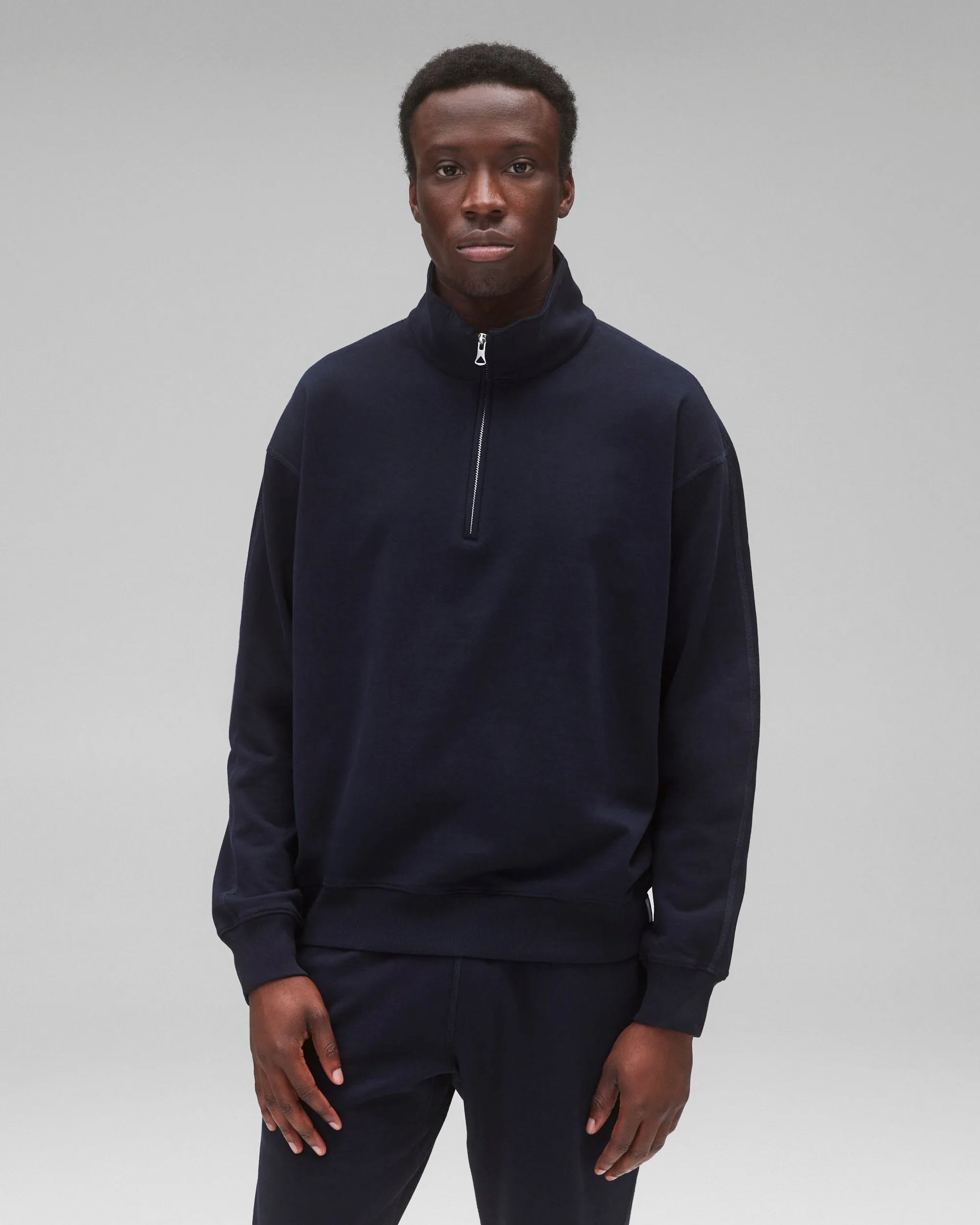 Lightweight Terry Quarter Zip sold by Reigning Champ product image thumbnail 2