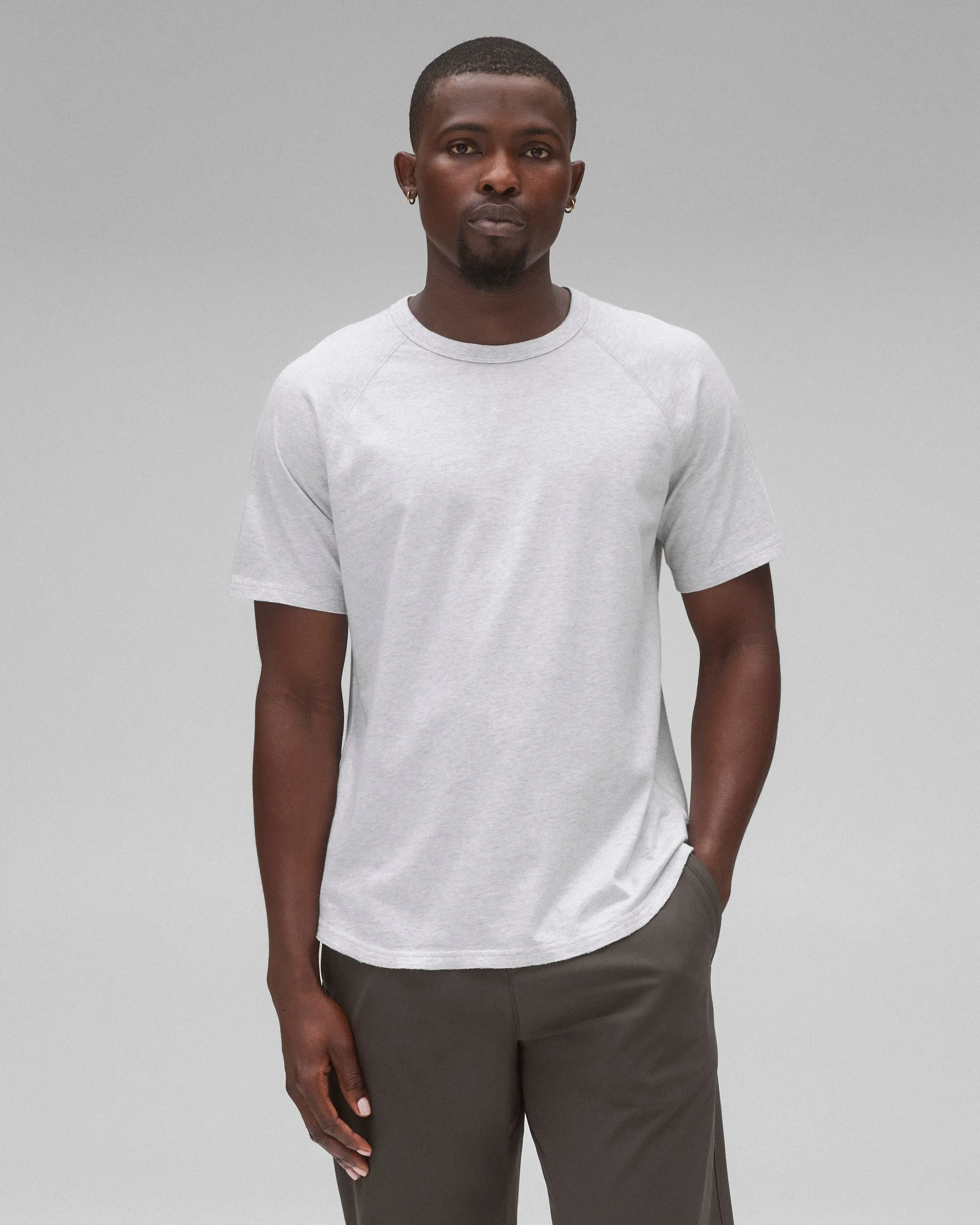 Lightweight Jersey Raglan T-Shirt - Vault sold by Reigning Champ product image thumbnail 2