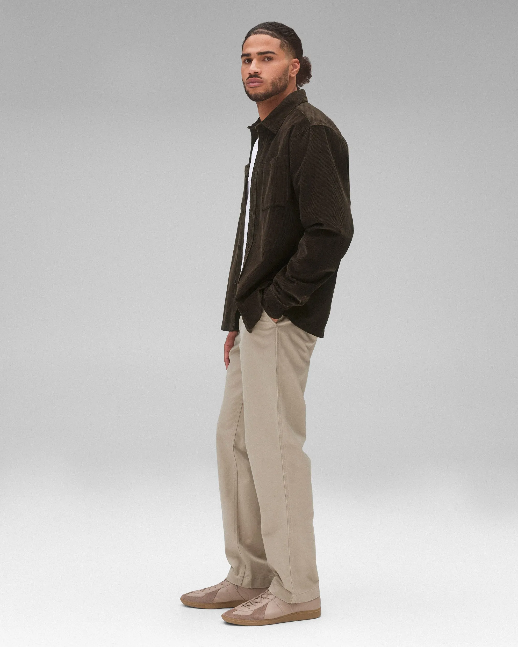 Corduroy Campus Overshirt sold by Reigning Champ product image thumbnail 4