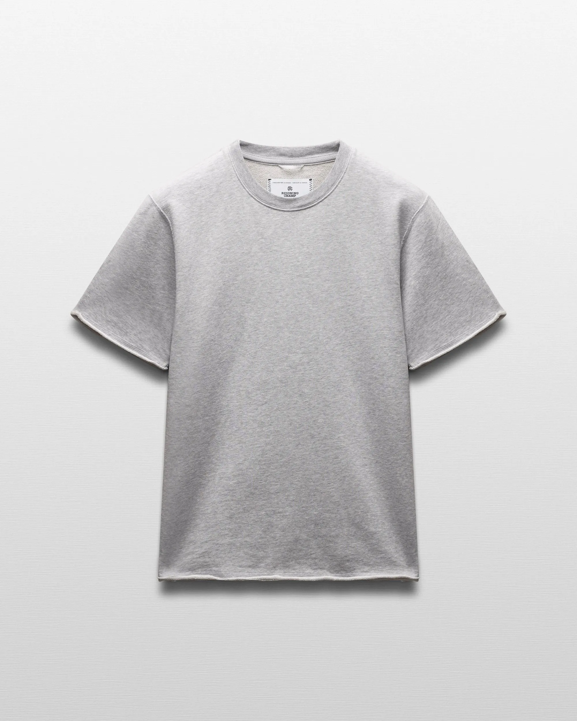 Lightweight Terry Cut-Off Relaxed T-Shirt - Vault sold by Reigning Champ product image thumbnail 2