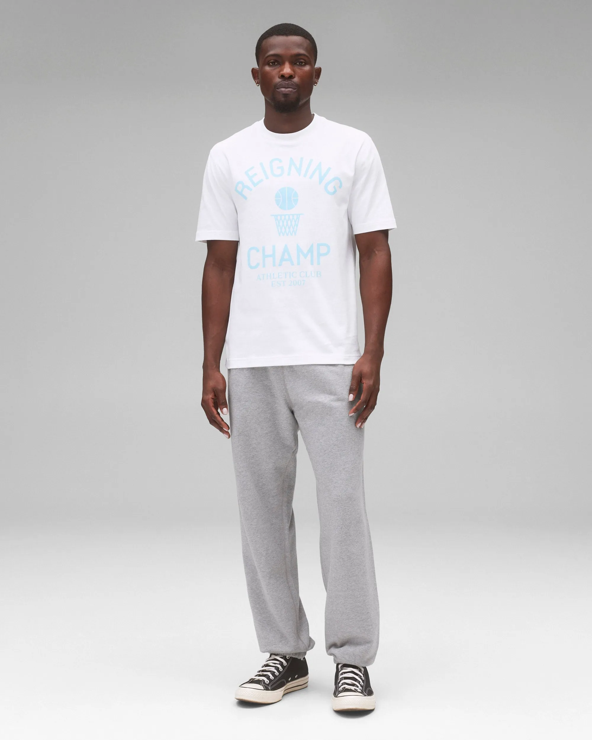 Midweight Jersey Basketball Standard T-Shirt sold by Reigning Champ product image thumbnail 5