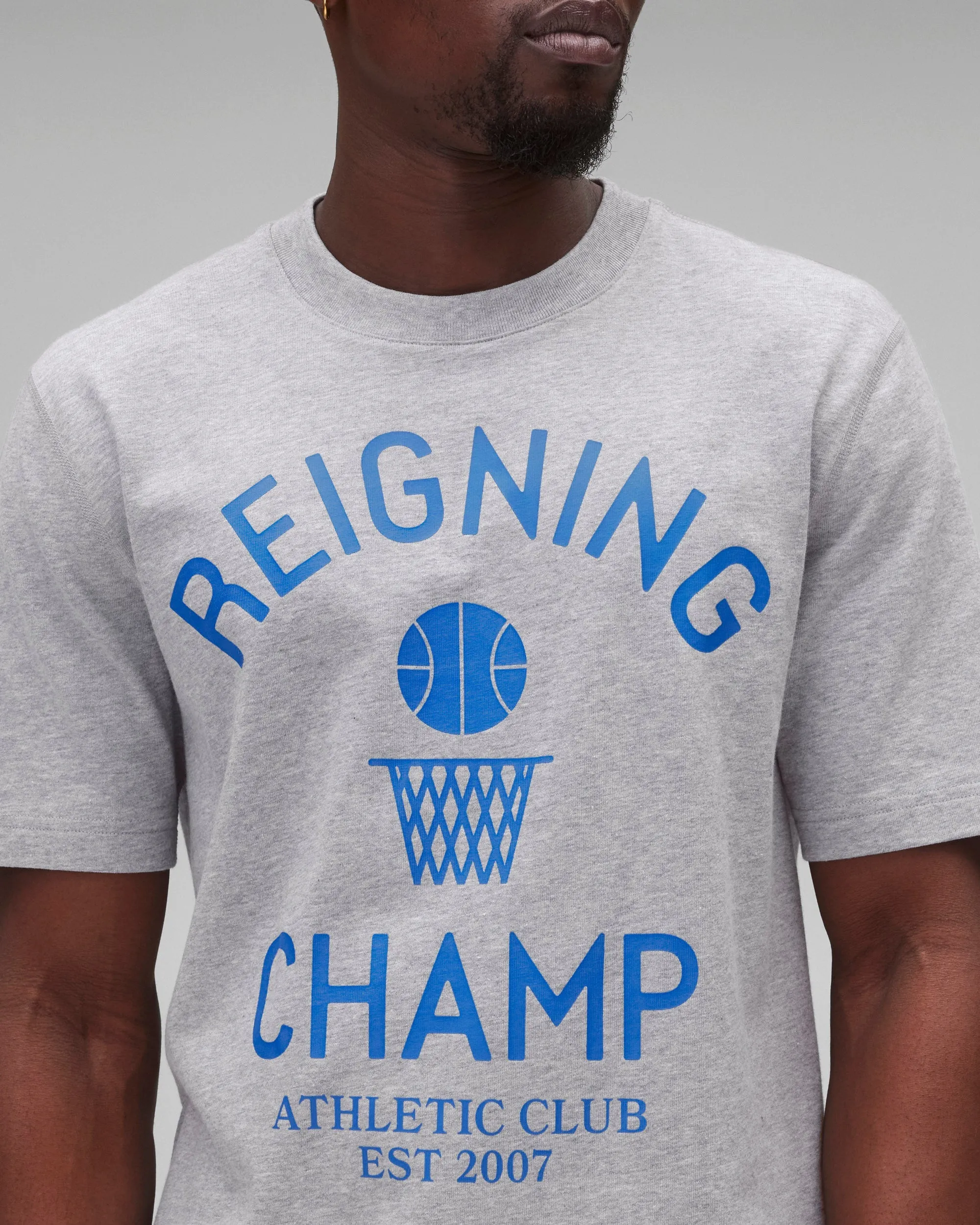 Midweight Jersey Basketball Standard T-Shirt sold by Reigning Champ product image thumbnail 3