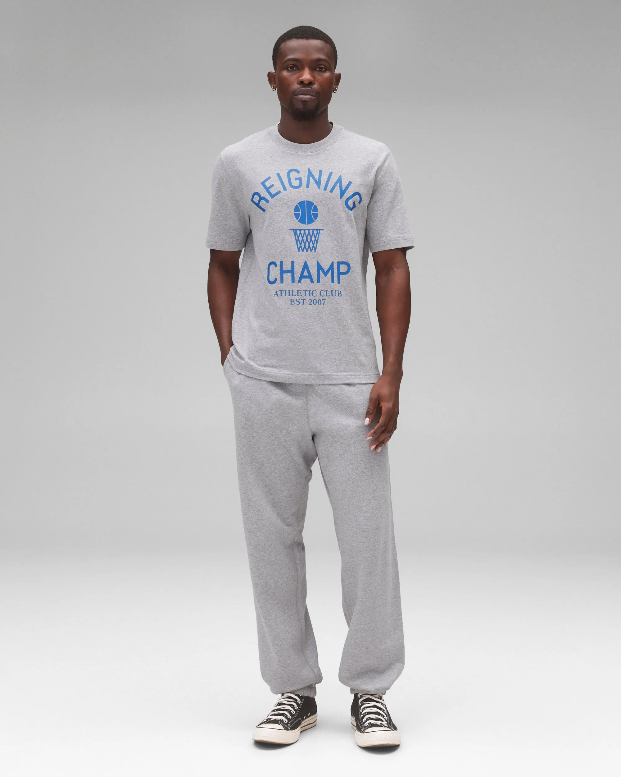 Midweight Jersey Basketball Standard T-Shirt sold by Reigning Champ product image thumbnail 4