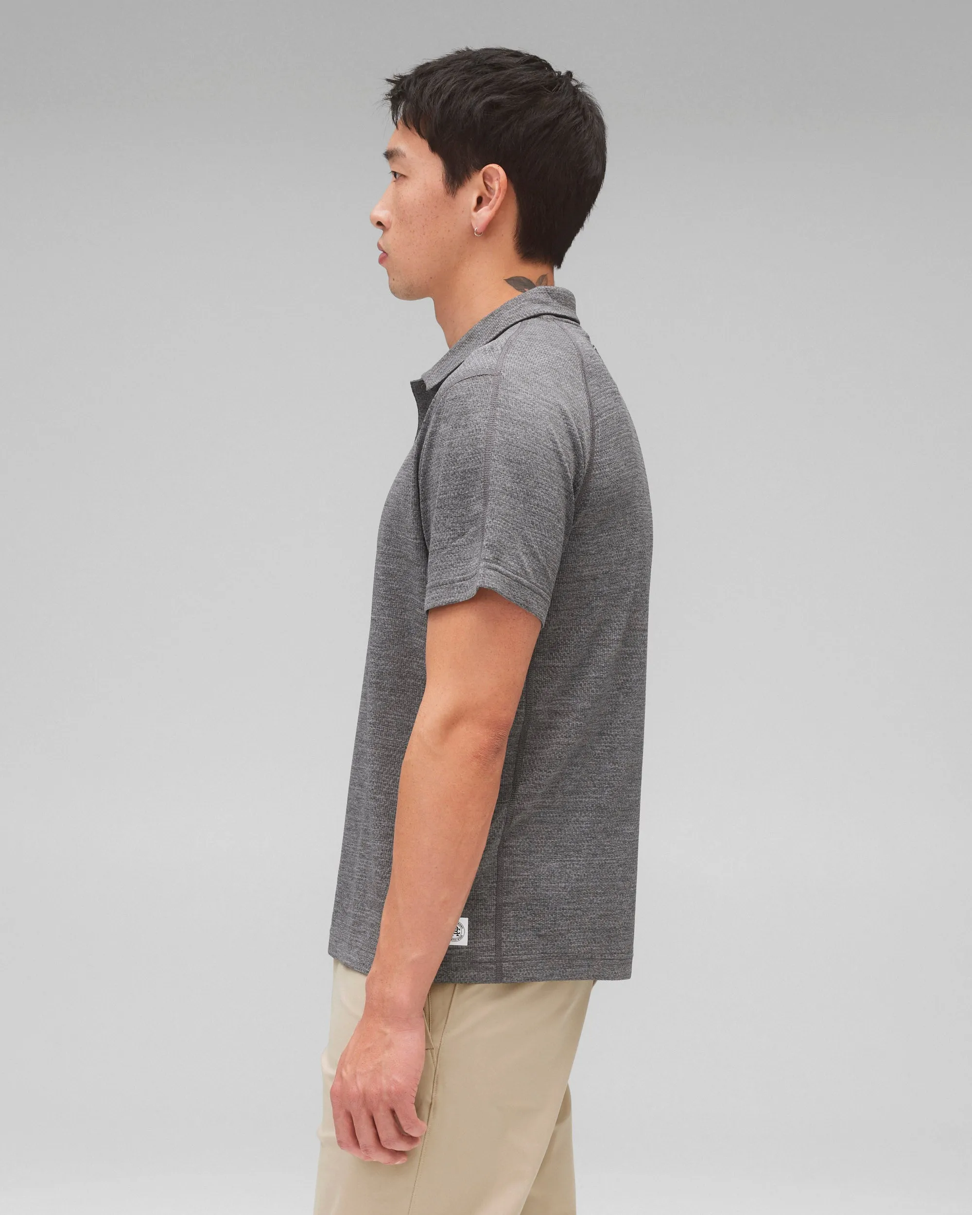 Solotex Mesh Tiebreak Standard Polo sold by Reigning Champ product image thumbnail 3