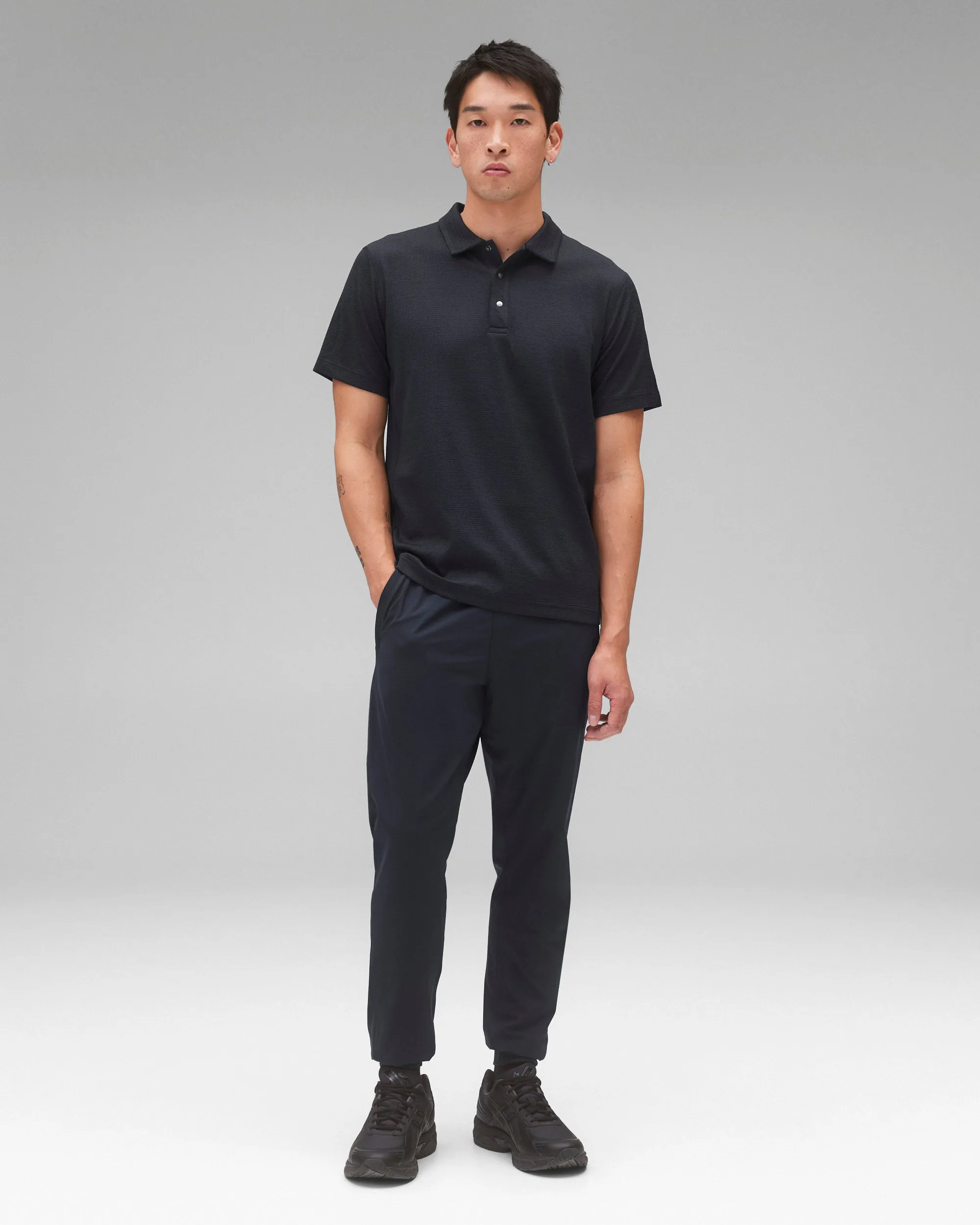 Solotex Mesh Tiebreak Standard Polo sold by Reigning Champ product image thumbnail 3