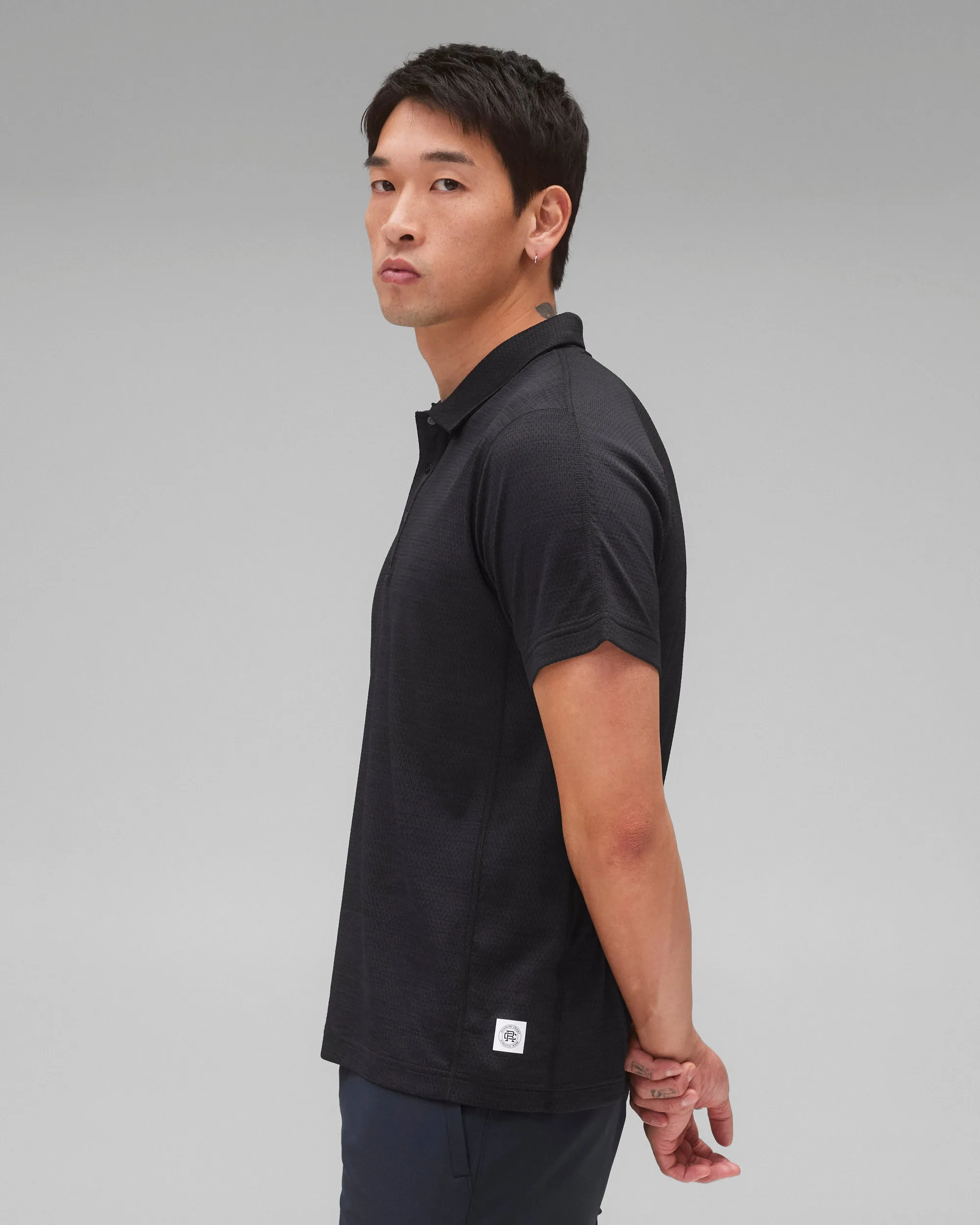 Solotex Mesh Tiebreak Standard Polo sold by Reigning Champ product image thumbnail 3