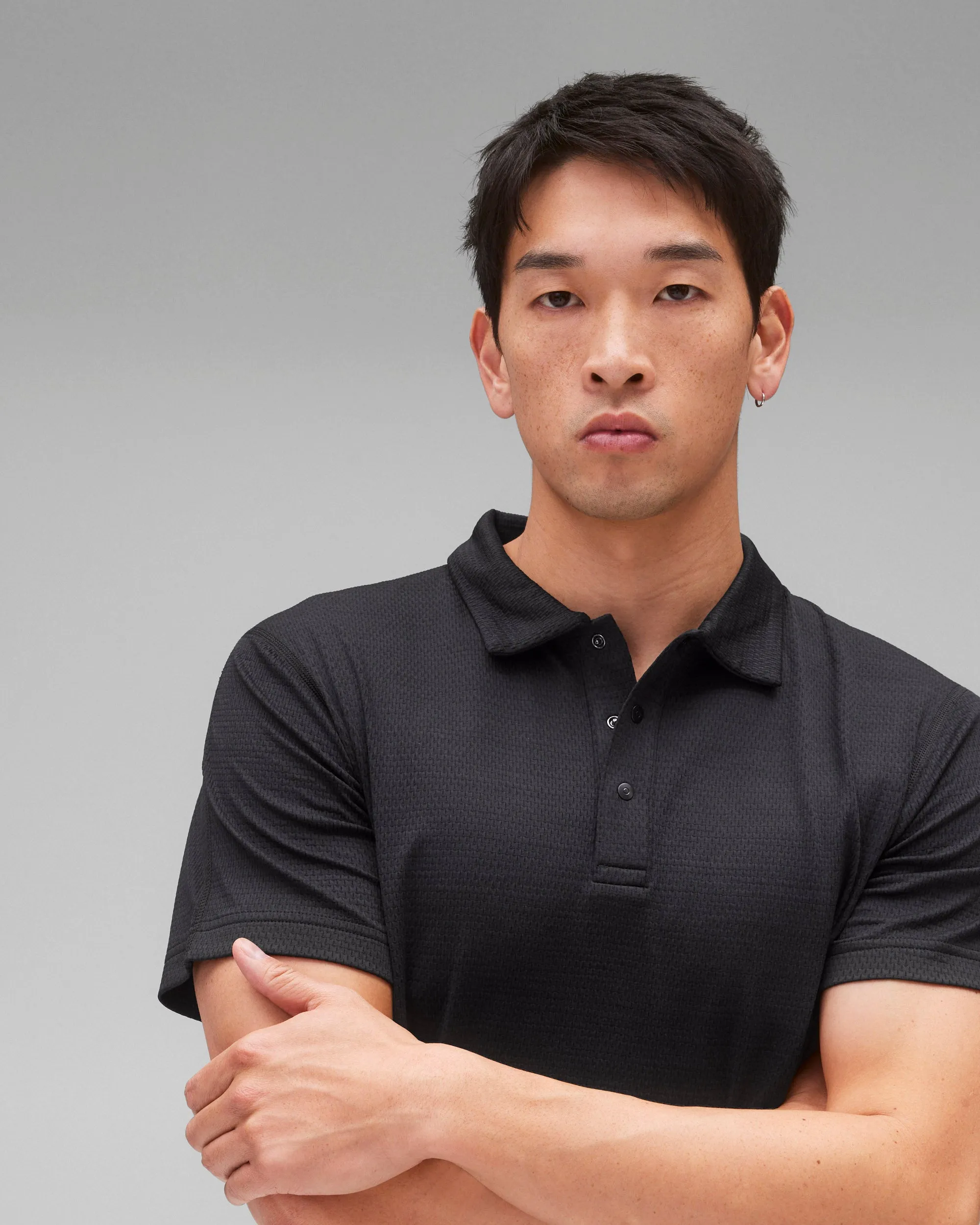 Solotex Mesh Tiebreak Standard Polo sold by Reigning Champ product image thumbnail 5