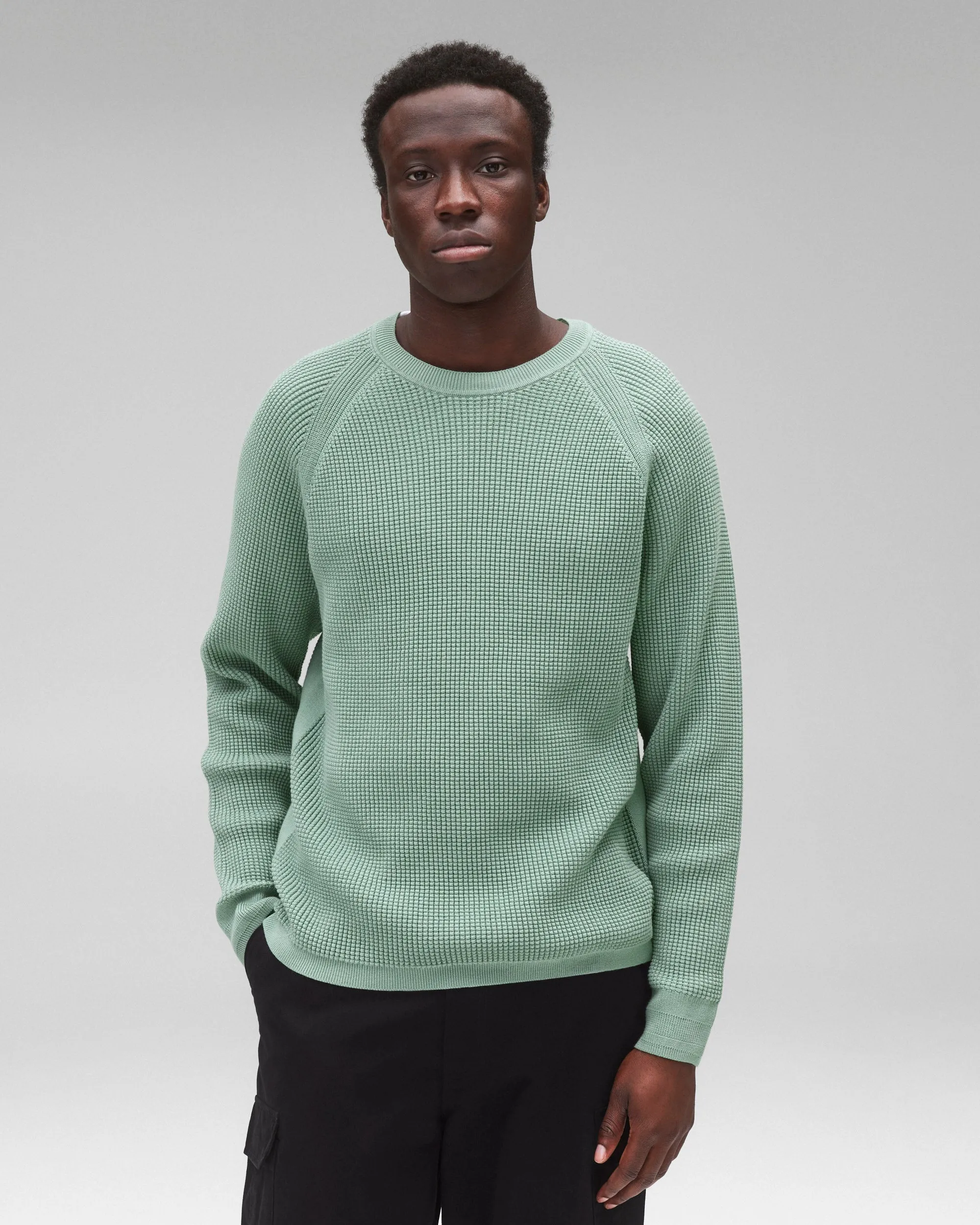 Supima Knit Anthem Crewneck Sweater sold by Reigning Champ product image thumbnail 2