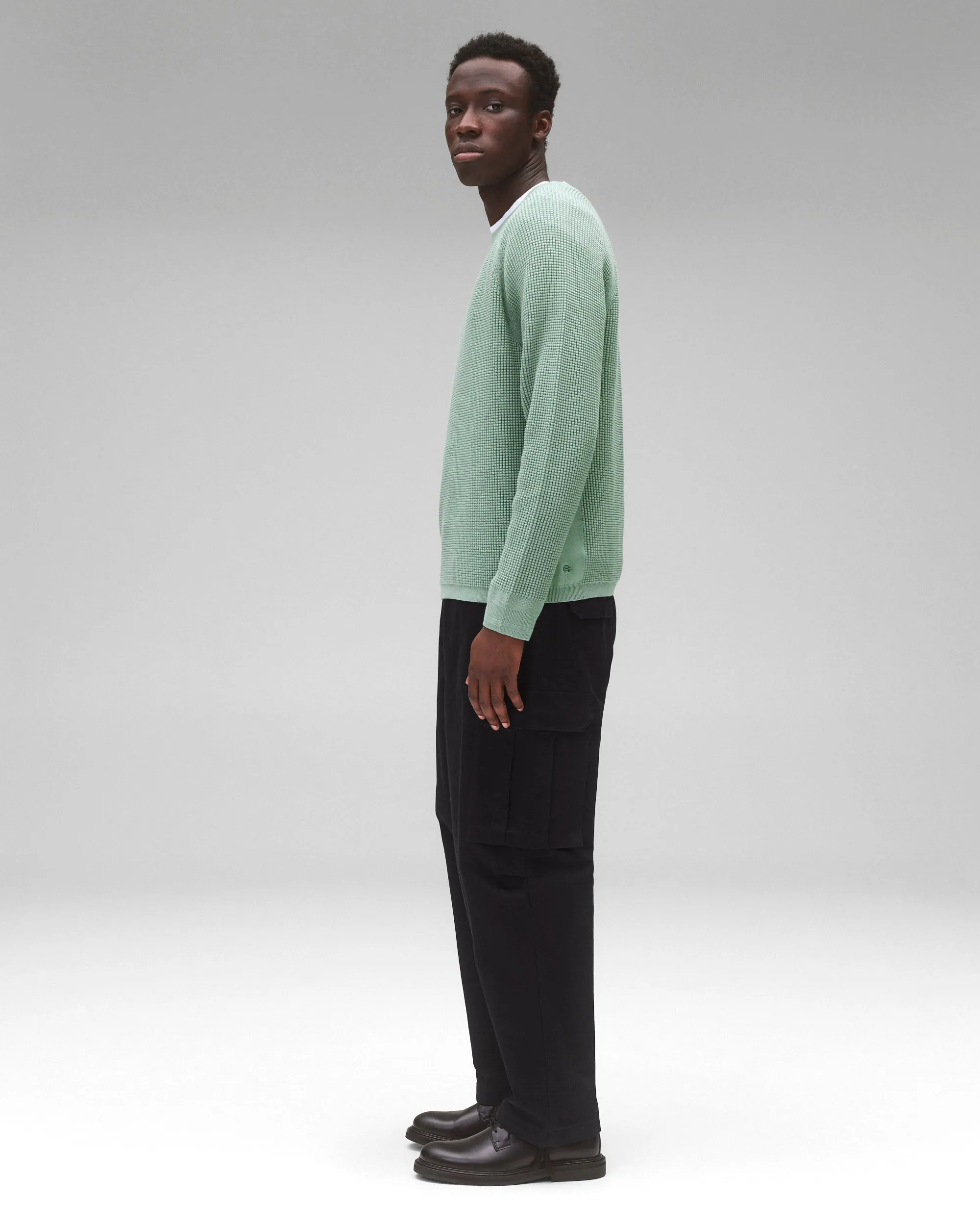 Supima Knit Anthem Crewneck Sweater sold by Reigning Champ product image thumbnail 4