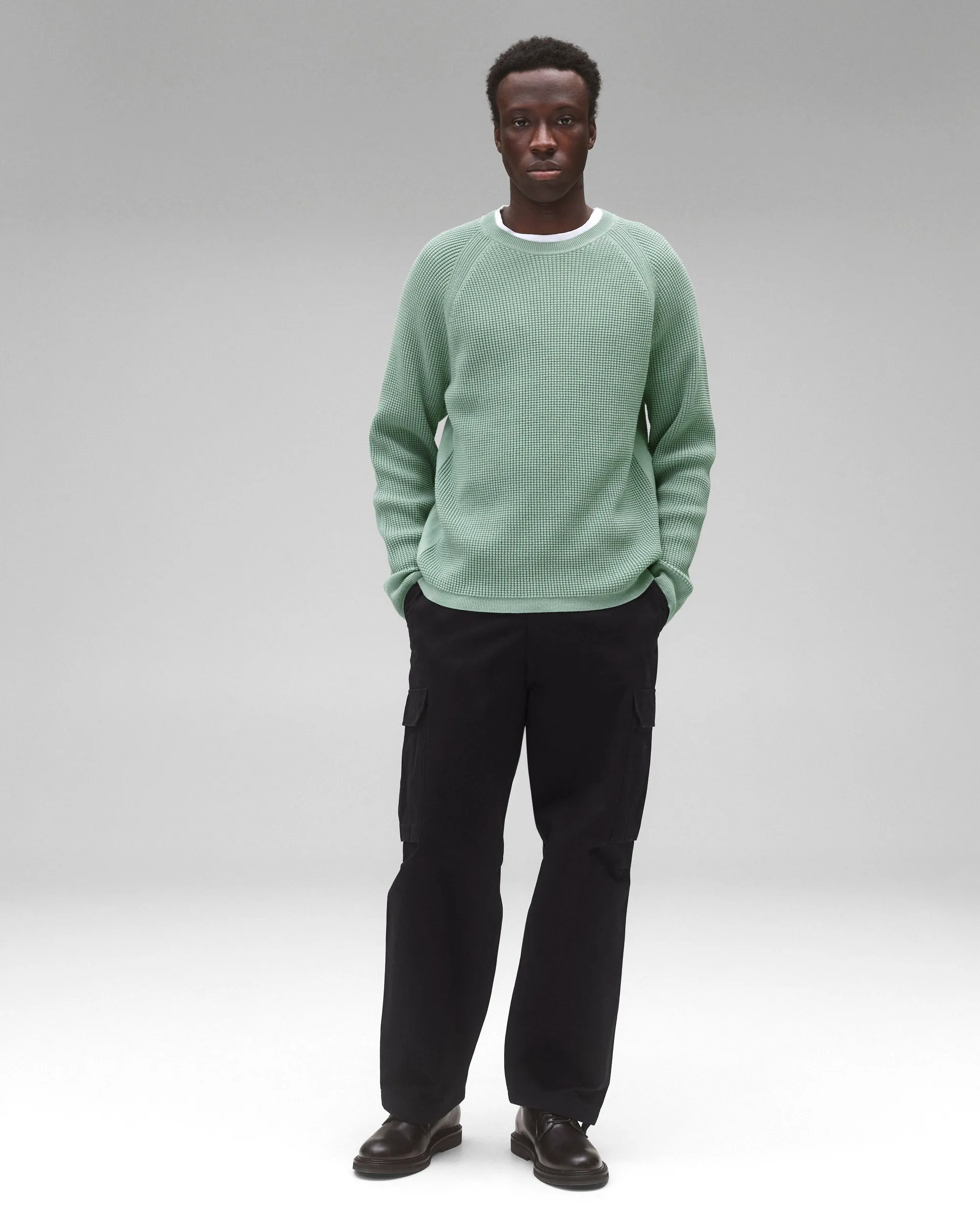 Supima Knit Anthem Crewneck Sweater sold by Reigning Champ product image thumbnail 3
