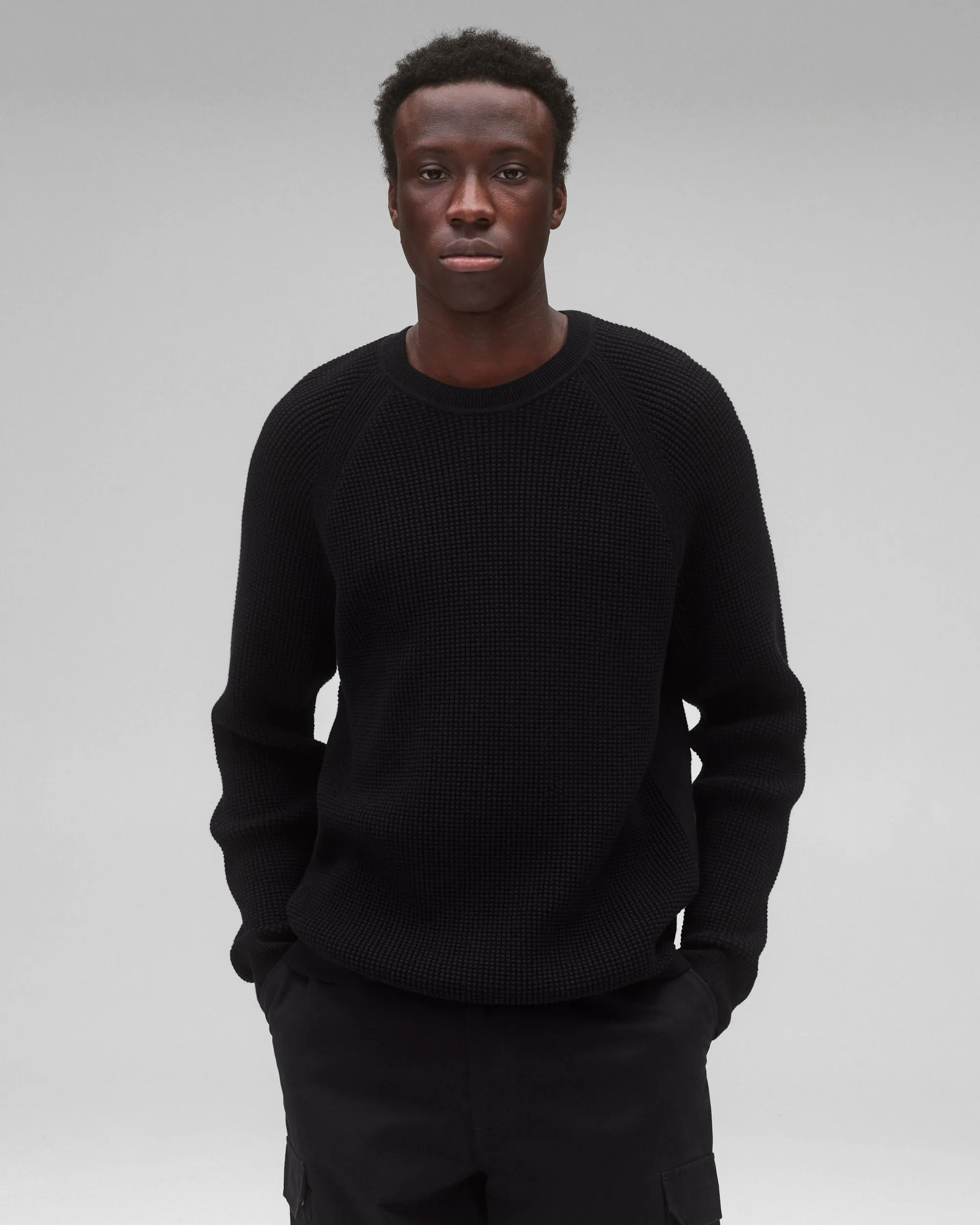 Supima Knit Anthem Crewneck Sweater sold by Reigning Champ product image thumbnail 2