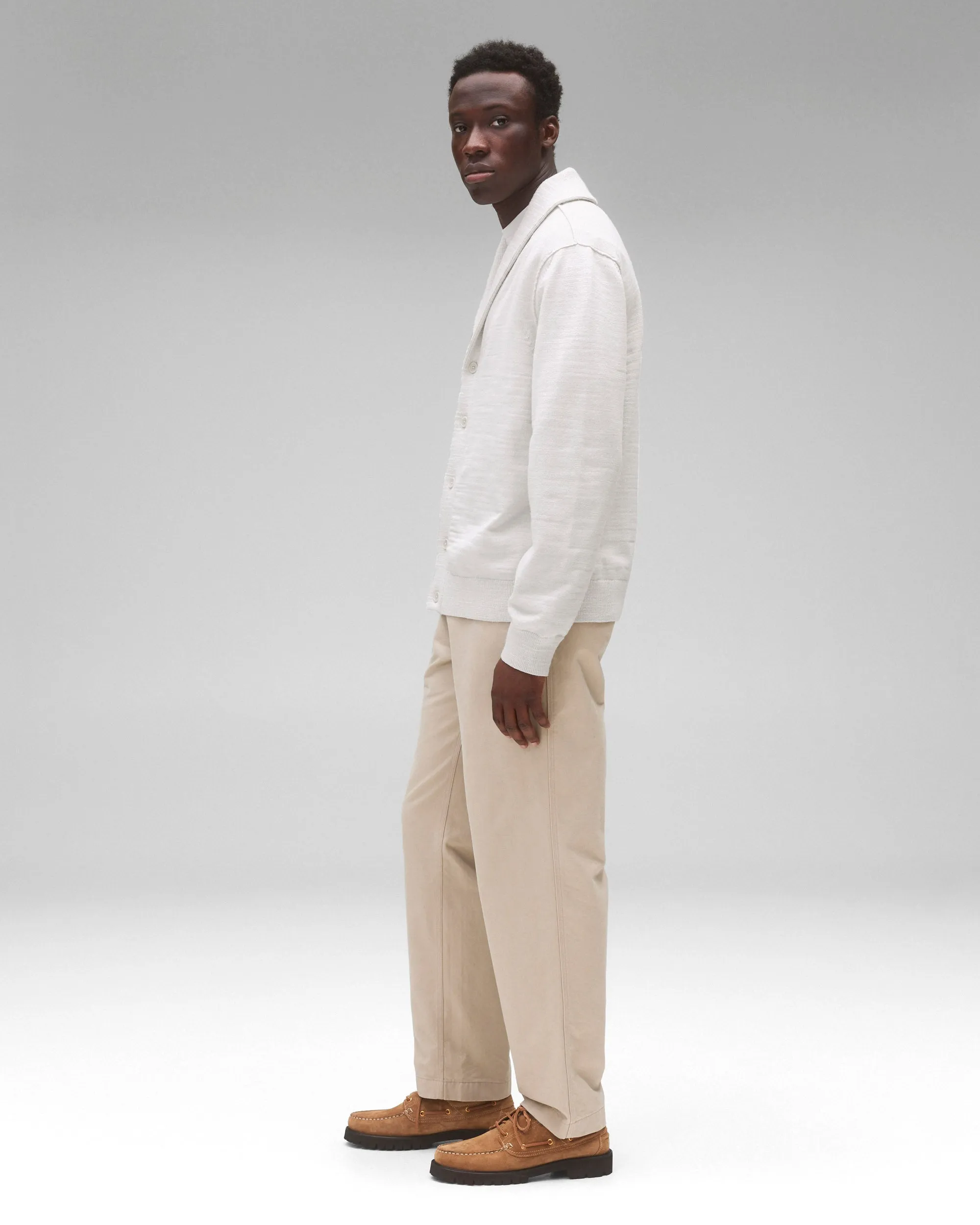 Cotton Slub Laurel Shawl Cardigan sold by Reigning Champ product image thumbnail 4