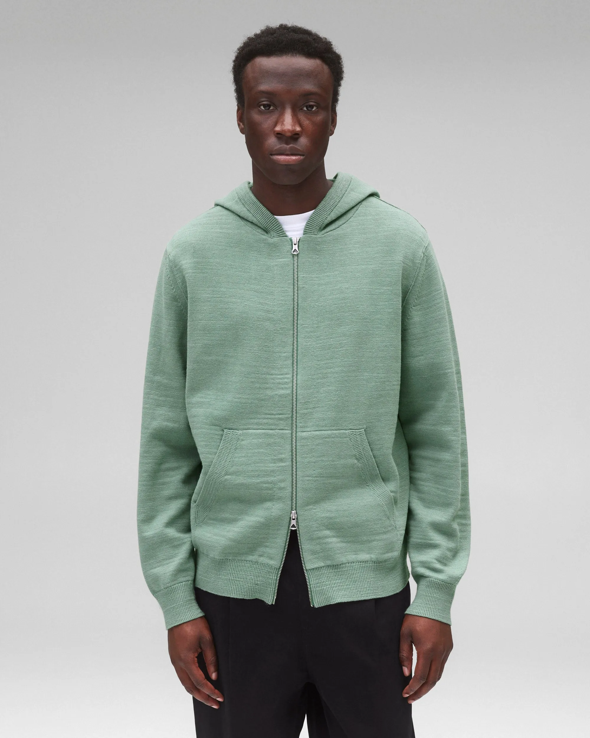 Cotton Slub Laurel Zip Hoodie sold by Reigning Champ product image thumbnail 2