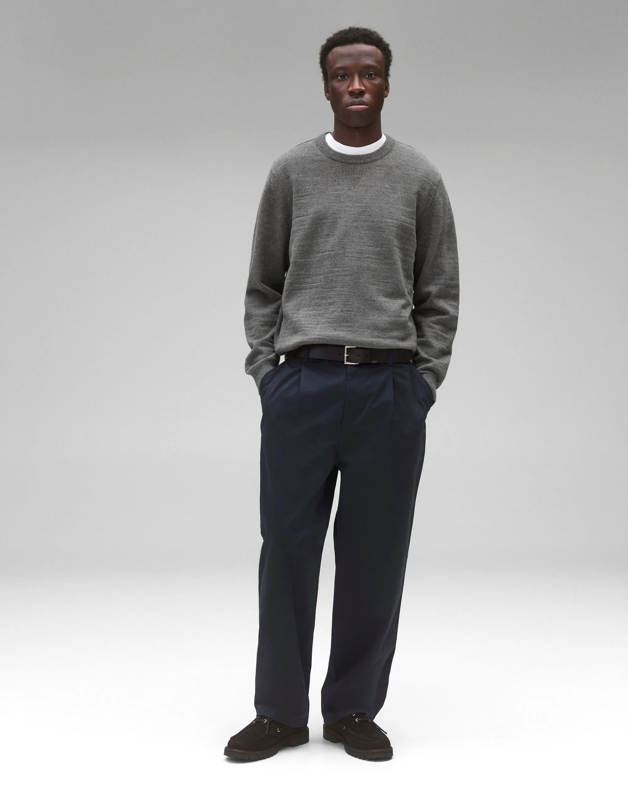 Cotton Slub Laurel Crewneck sold by Reigning Champ product image thumbnail 3