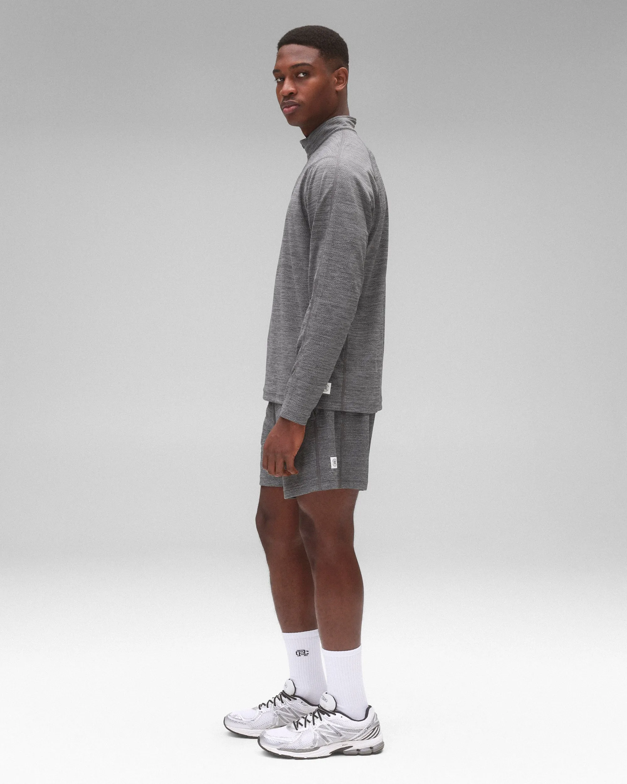 Solotex Mesh Tiebreak Standard Quarter Zip - Vault sold by Reigning Champ product image thumbnail 4